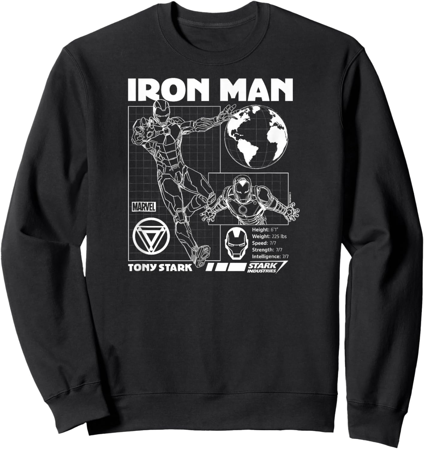 Iron Man - Chematic Sweatshirt - Sweatshirt | Black