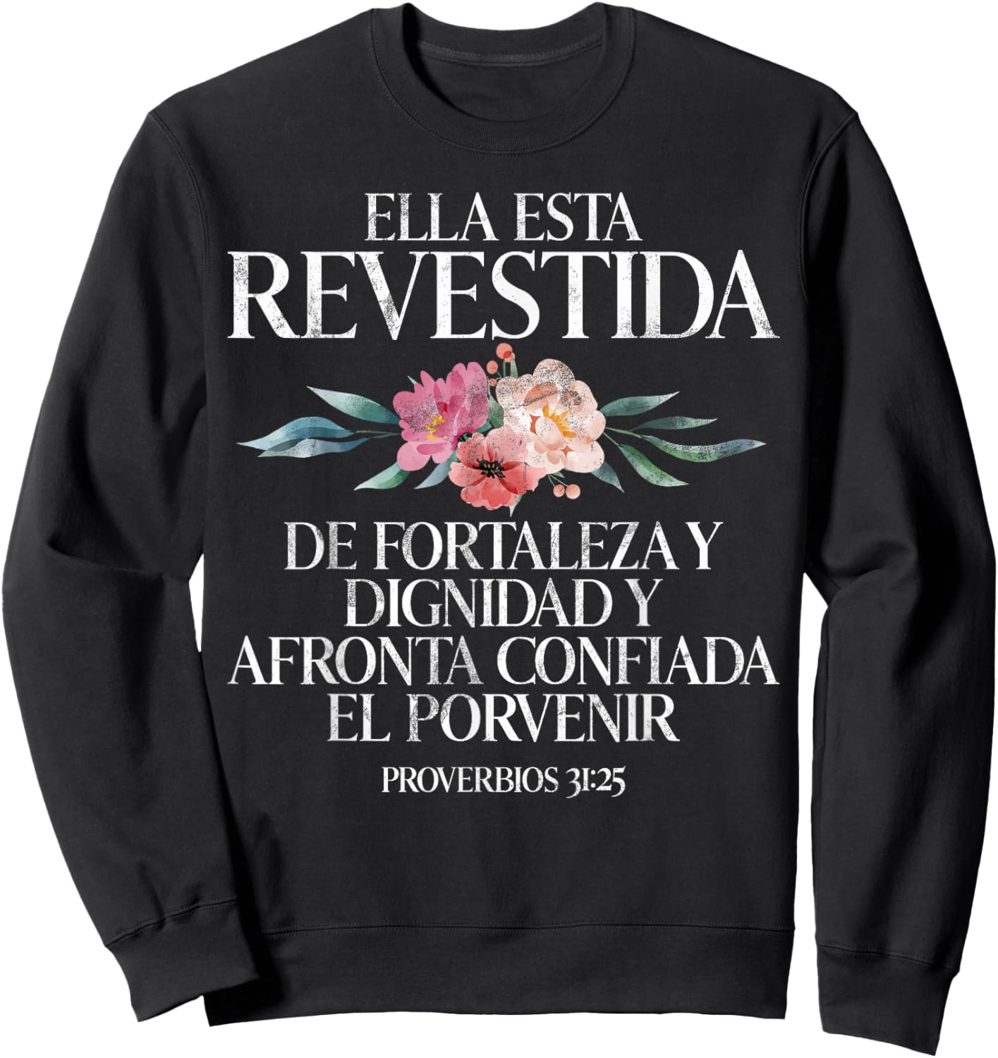 Christian Spanish Español Cristianos Religious Jesus God Sweatshirt - Sweatshirt | Black