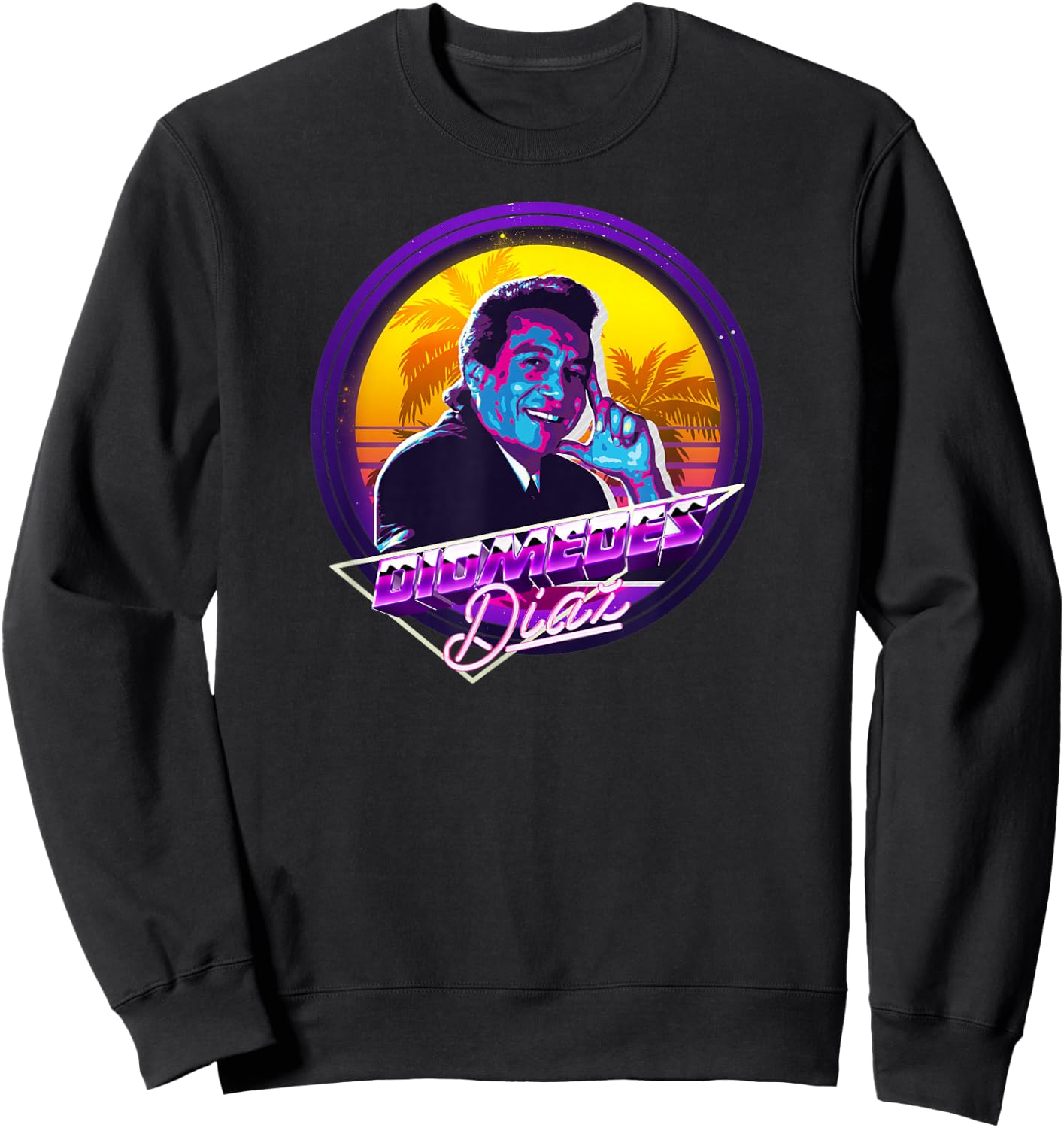 Diomedes Diaz Colombia Shirt El Cacique Vallenato 80s Style Sweatshirt - Sweatshirt | Black
