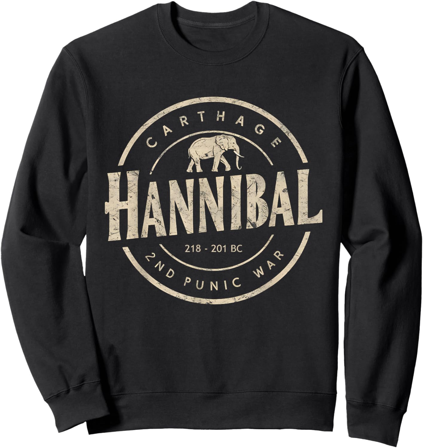 Hannibal Barca Carthage Punic Wars Sweatshirt - Sweatshirt | Black