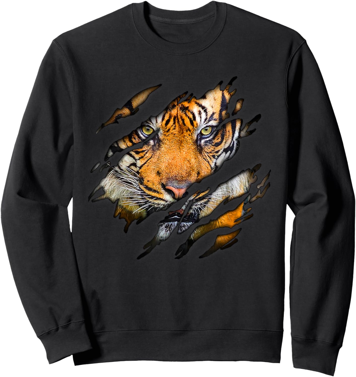 Tiger in Me Design, Tigerdesign Sweatshirt - Sweatshirt | Black