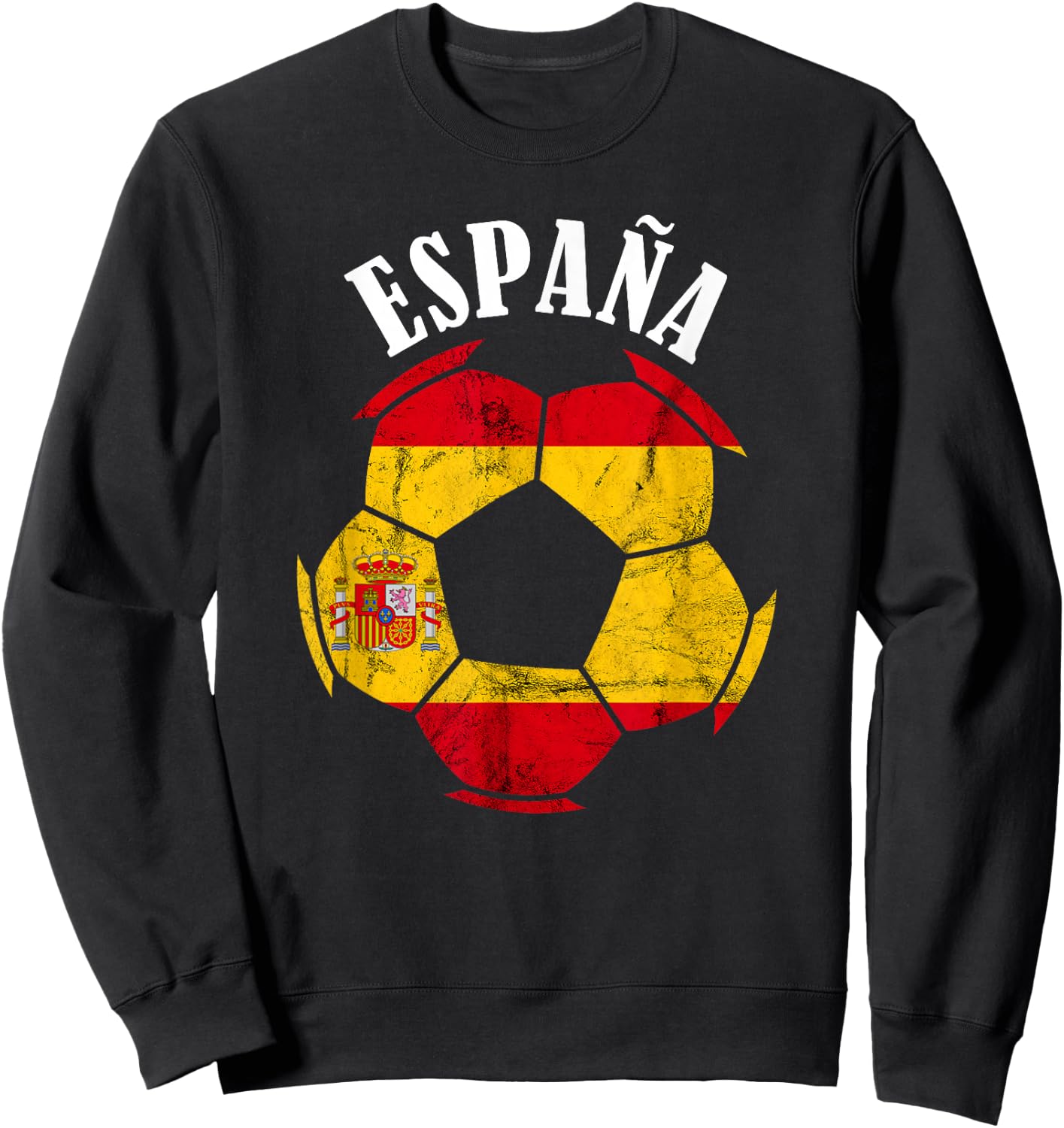 Espana Spain Flag Spain Soccer Player Spanish Pride Espanol Sweatshirt - Sweatshirt | Black