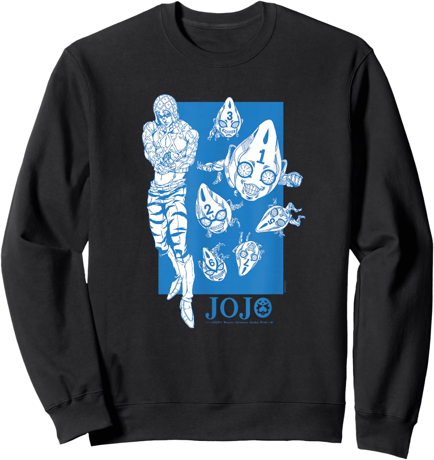 JoJo's Bizarre Adventure Mista Six Bullets Anime Sweatshirt - Sweatshirt | Black