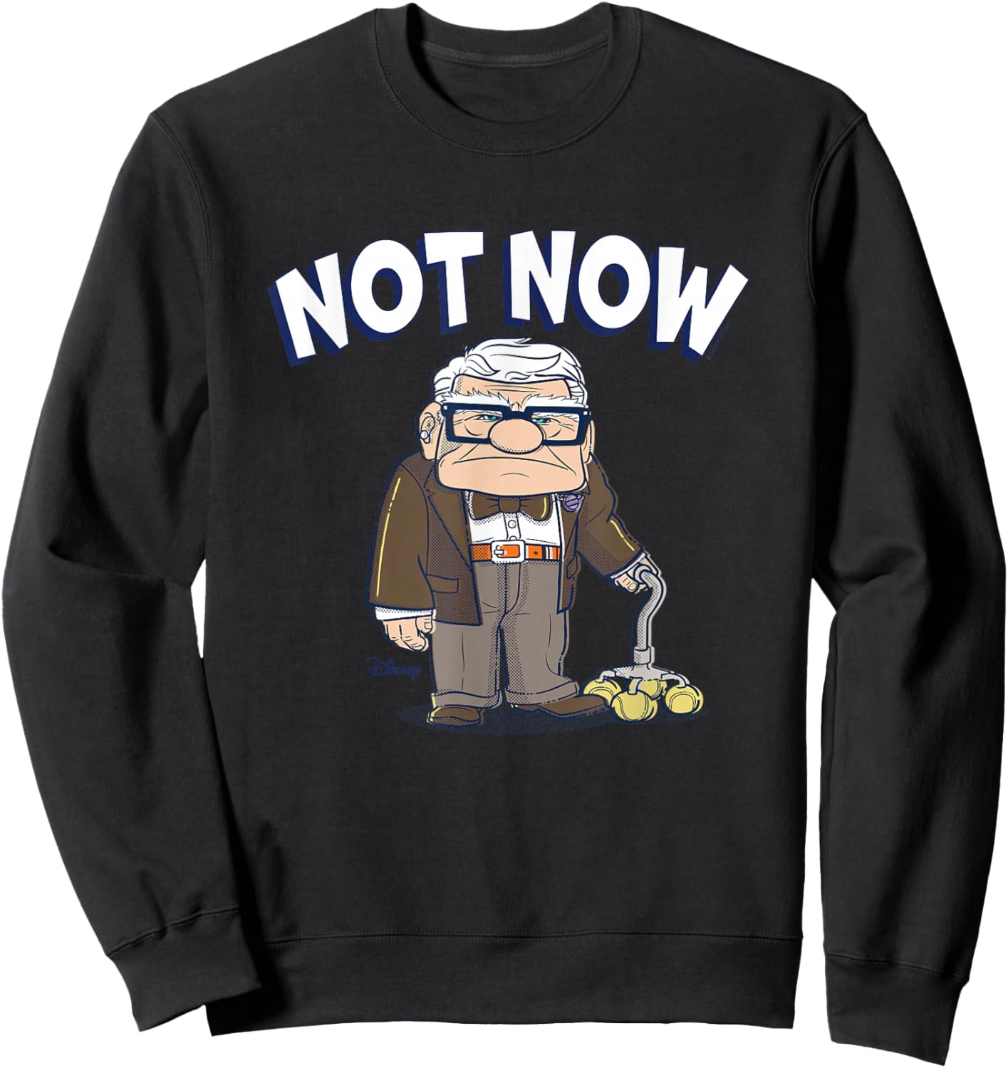 UP - Carl Not Now Sweatshirt - Sweatshirt | Black