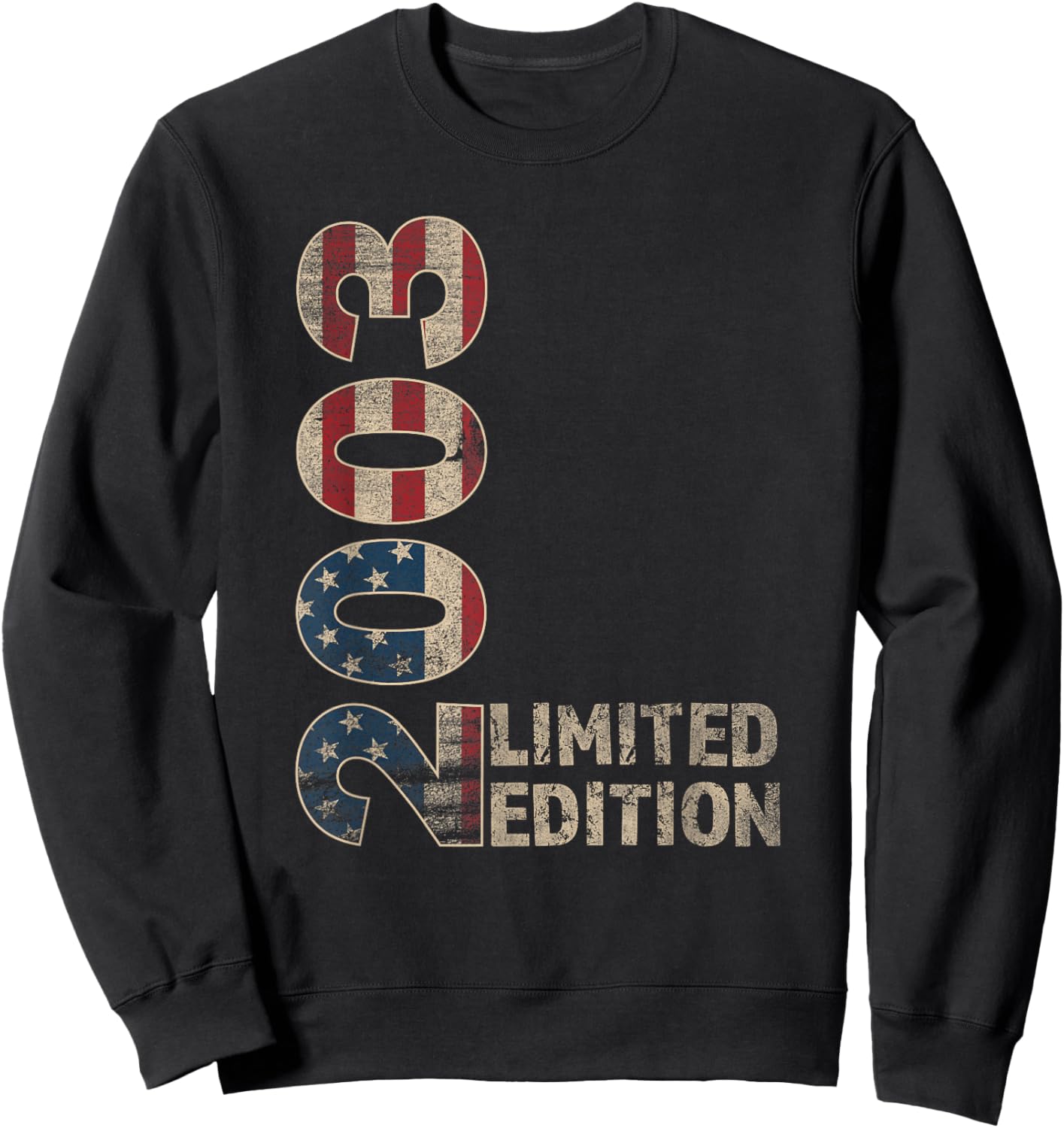 22th Birthday Gift men Vintage born 2003 turning 22 Year Old Sweatshirt - Sweatshirt | Black