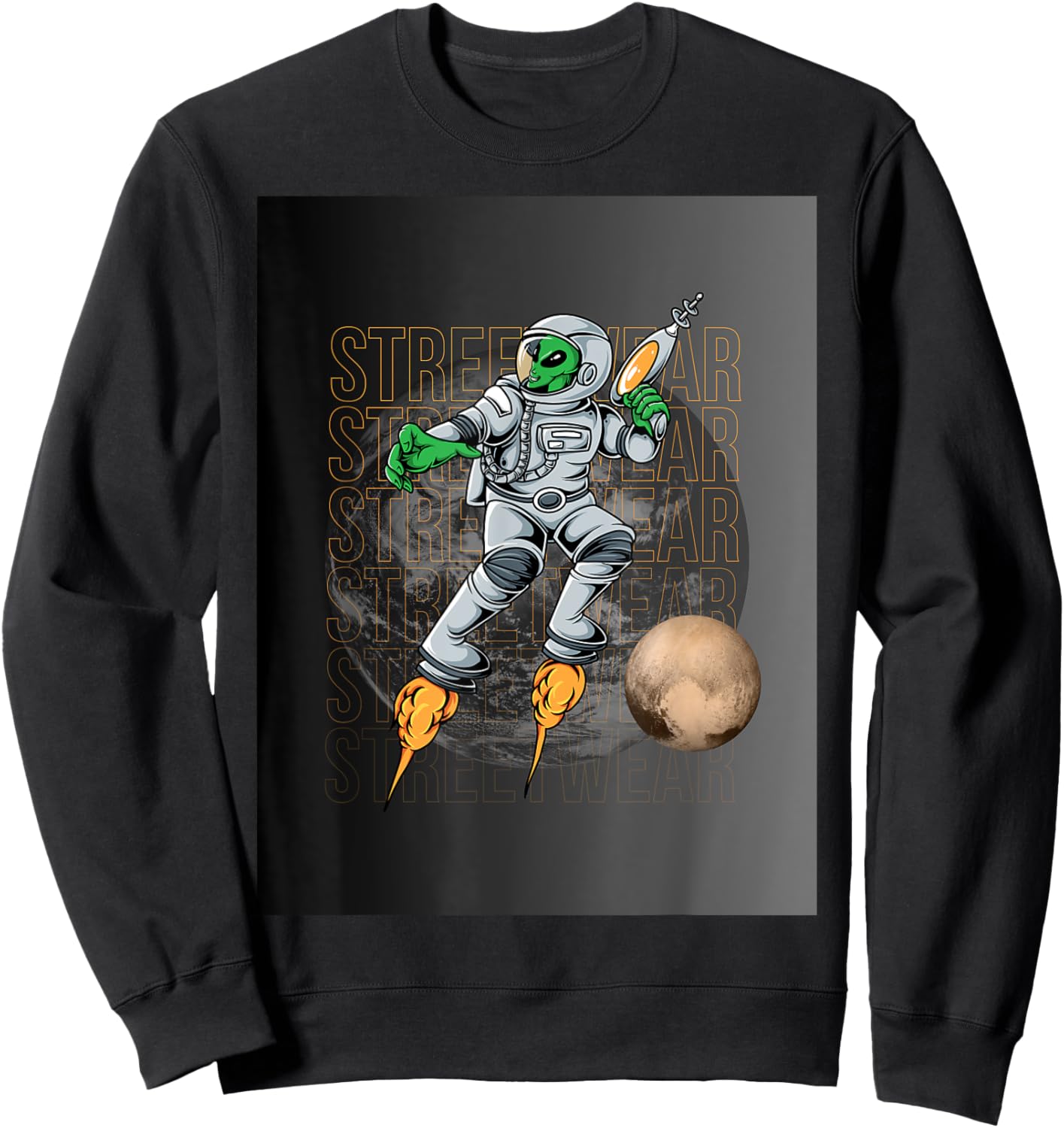Space King Sweatshirt - Sweatshirt | Black