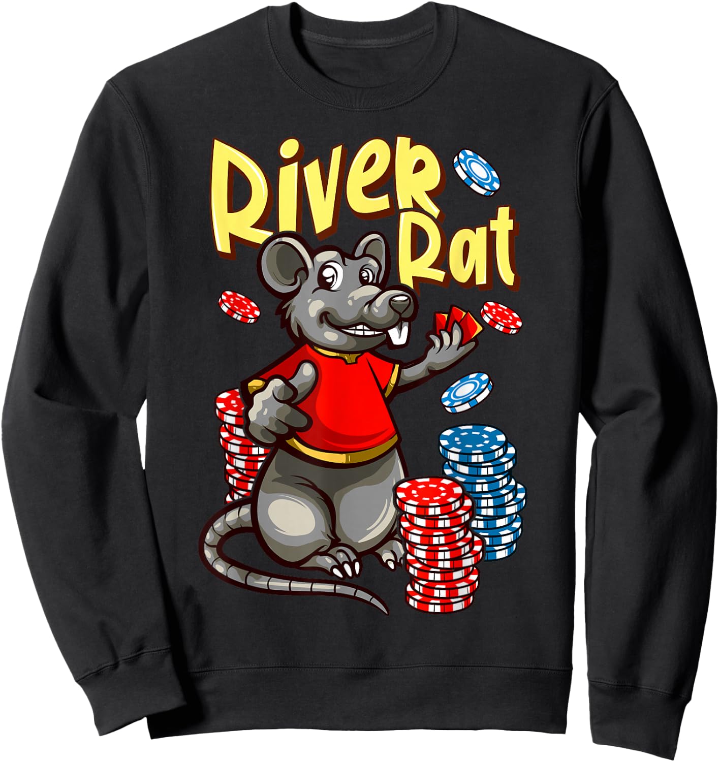River Rat Poker Sweatshirt - Sweatshirt | Black