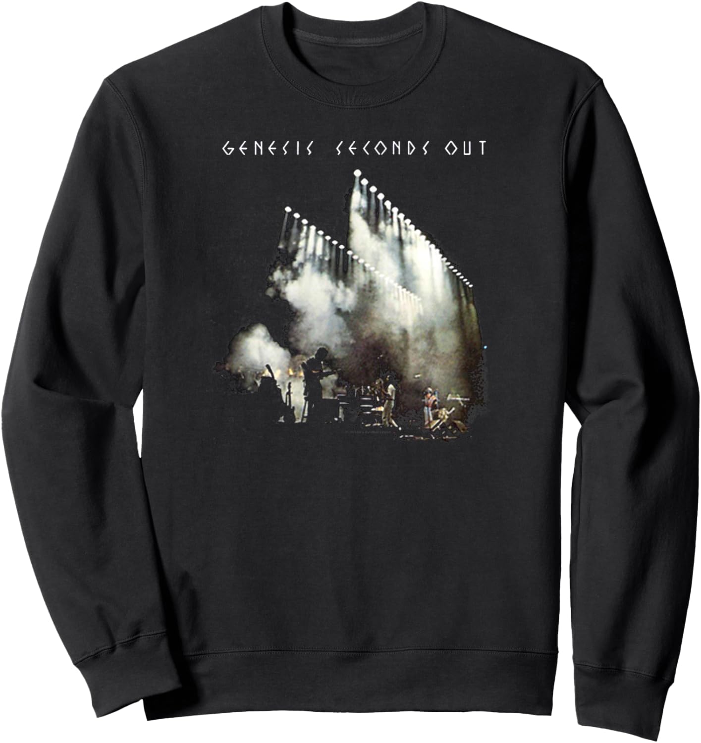 Genesis Rock Music Band Seconds Out Sweatshirt - Sweatshirt | Black