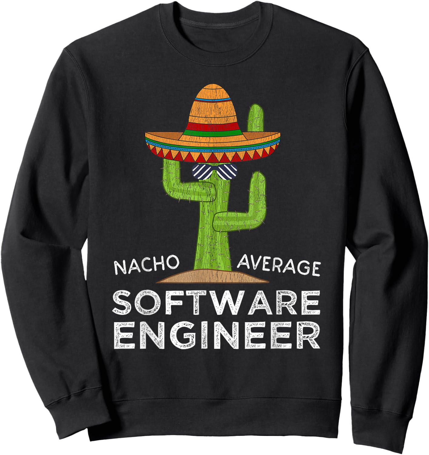 Funny Software Engineering Engineer Sweatshirt - Sweatshirt | Black