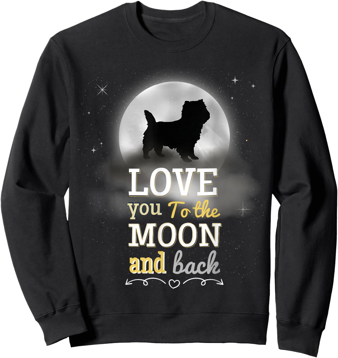 Cairn Terrier Dog Breed Sweatshirt - Sweatshirt | Black