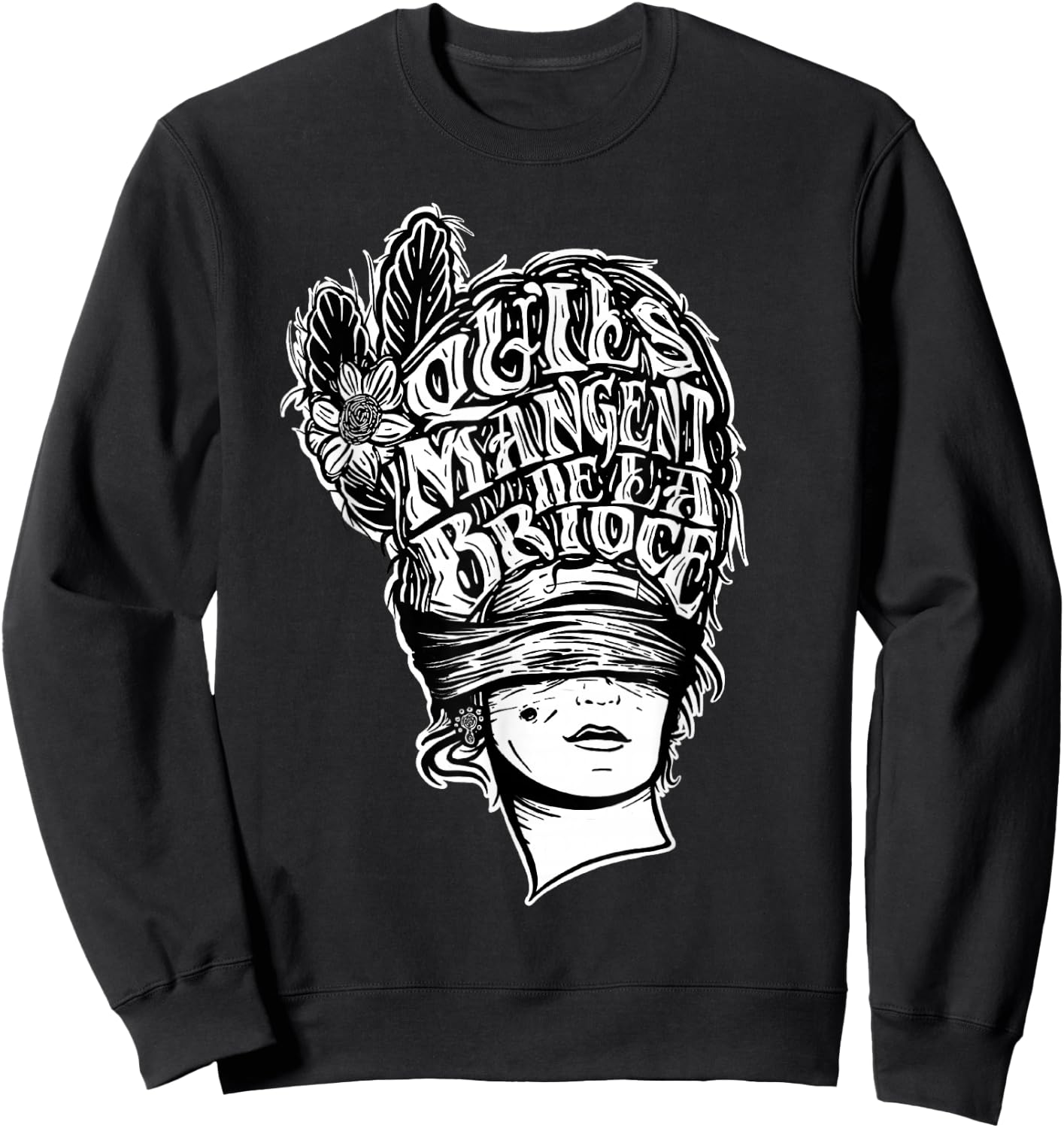 Let Them Eat Cake Sweatshirt - Sweatshirt | Black
