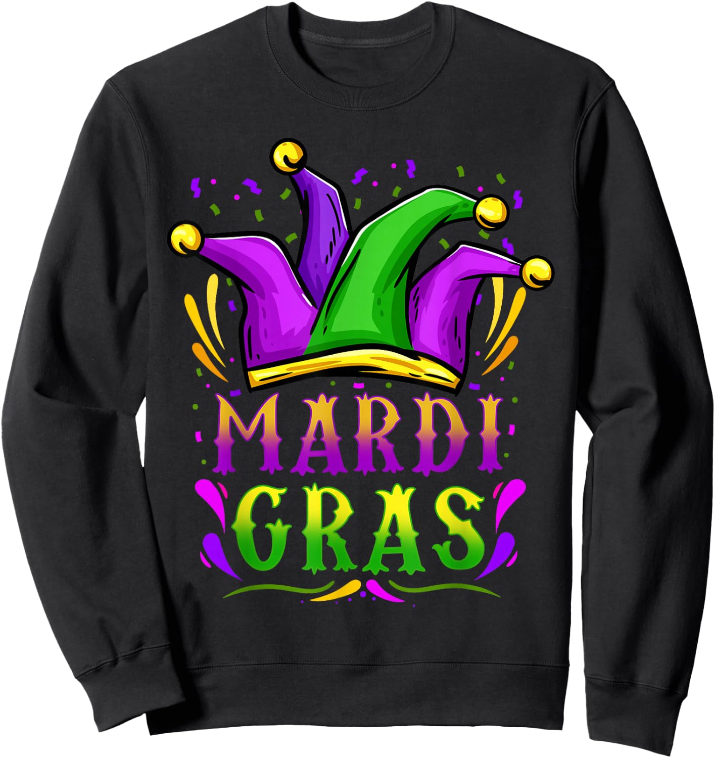Carnival Party Hat Gift Sweatshirt - Sweatshirt | Black