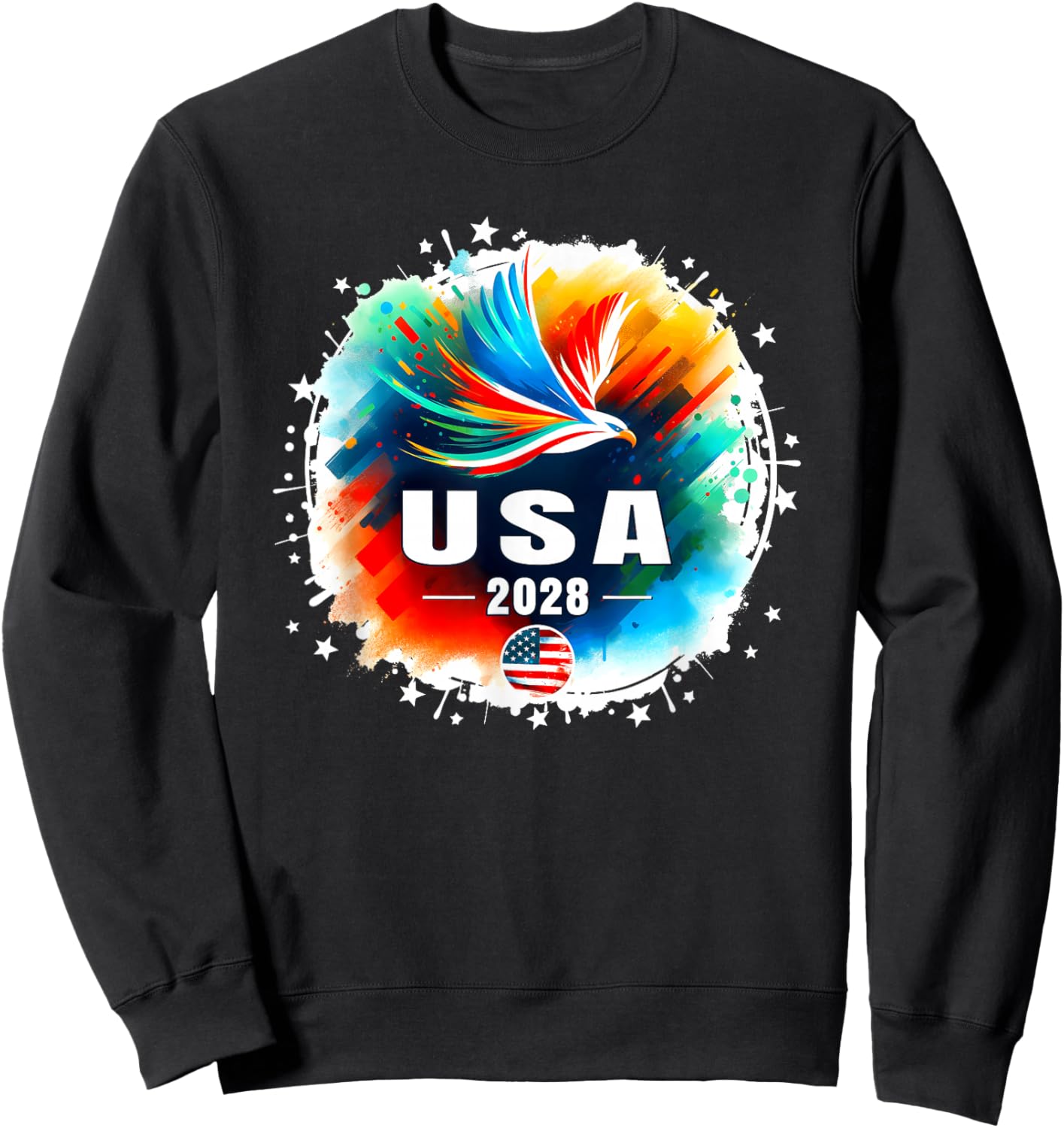 USA 2028 Go United States Sport USA 2028 USA Sweatshirt - Sweatshirt | Black