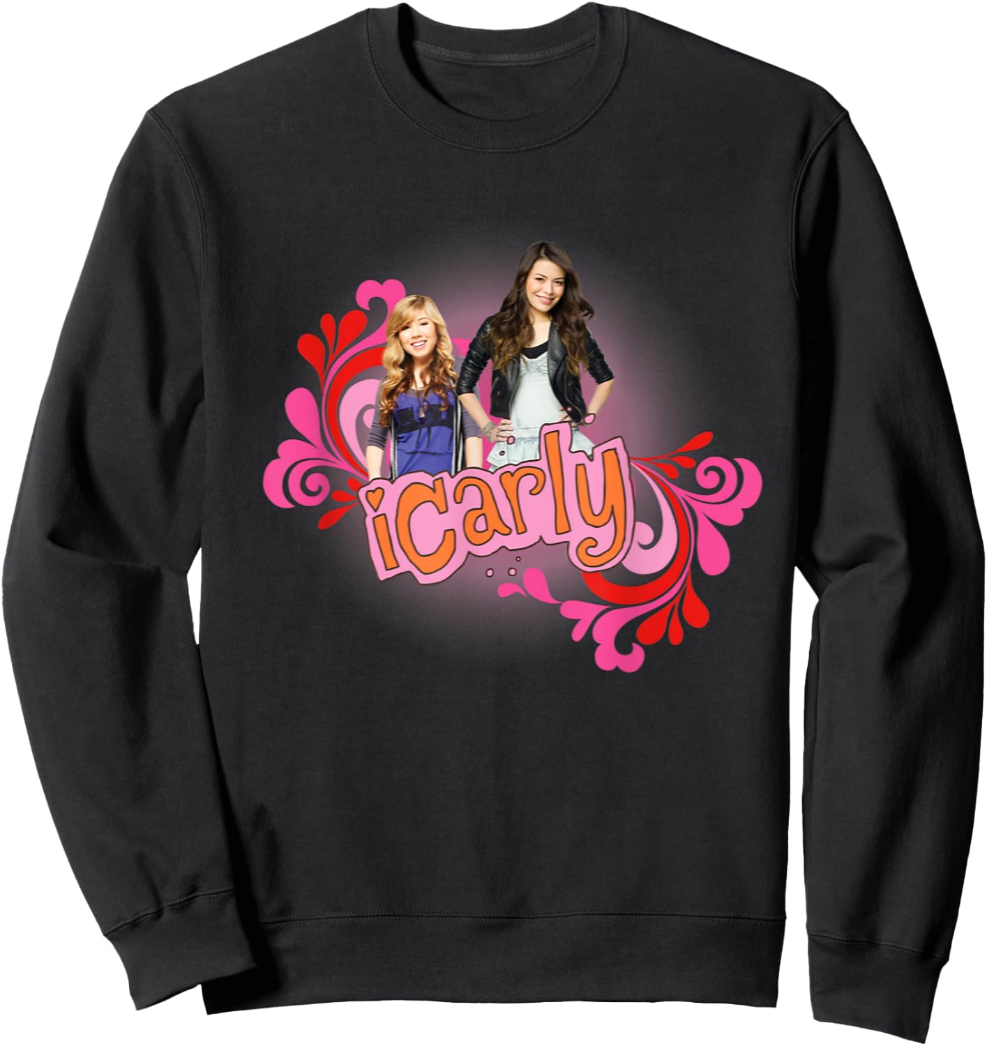 iCarly Sam and Carly pink burst Sweatshirt - Sweatshirt | Black