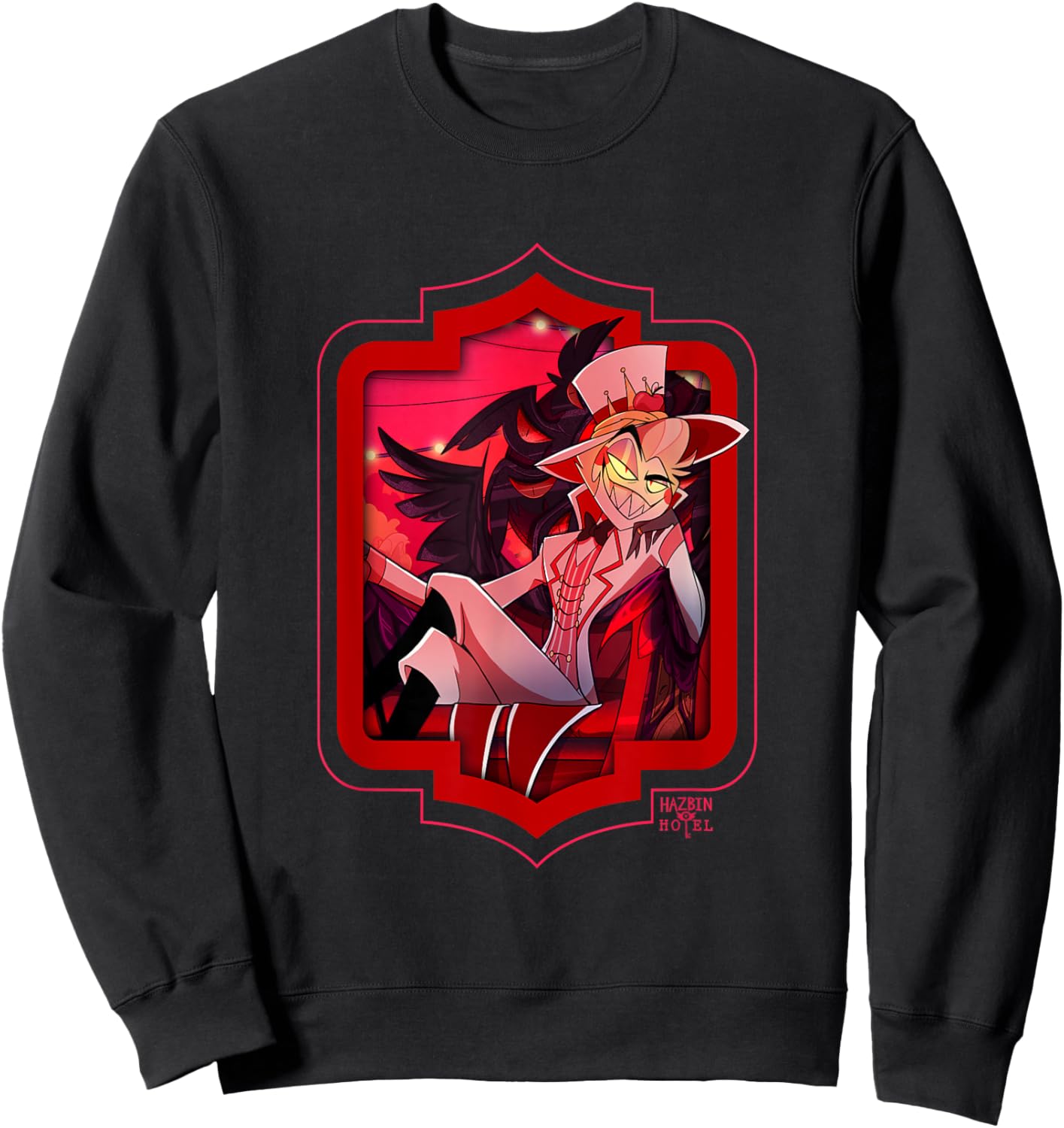 Hazbin Hotel - Lucifer Sweatshirt - Sweatshirt | Black