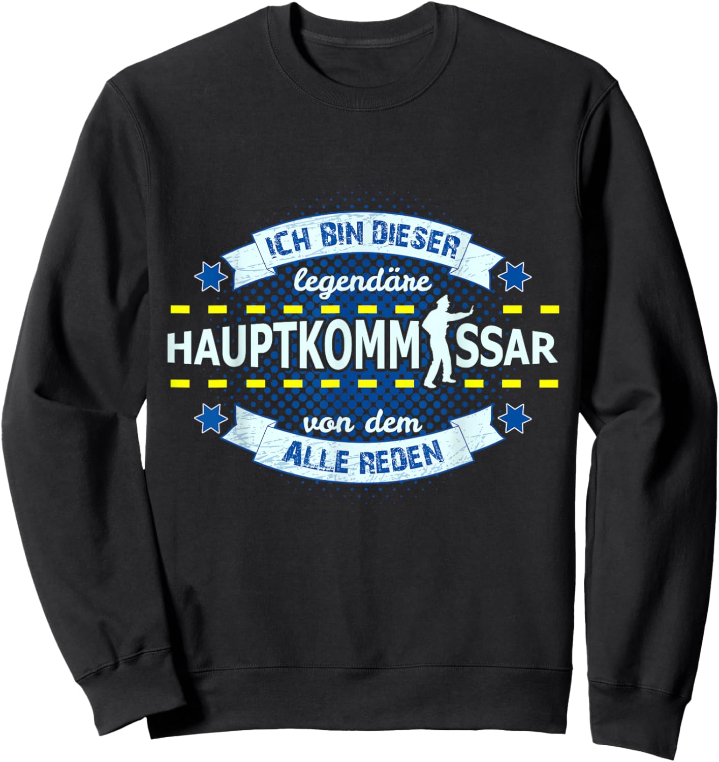 Polizeihauptkommissar Beförderung Sweatshirt - Sweatshirt | Black