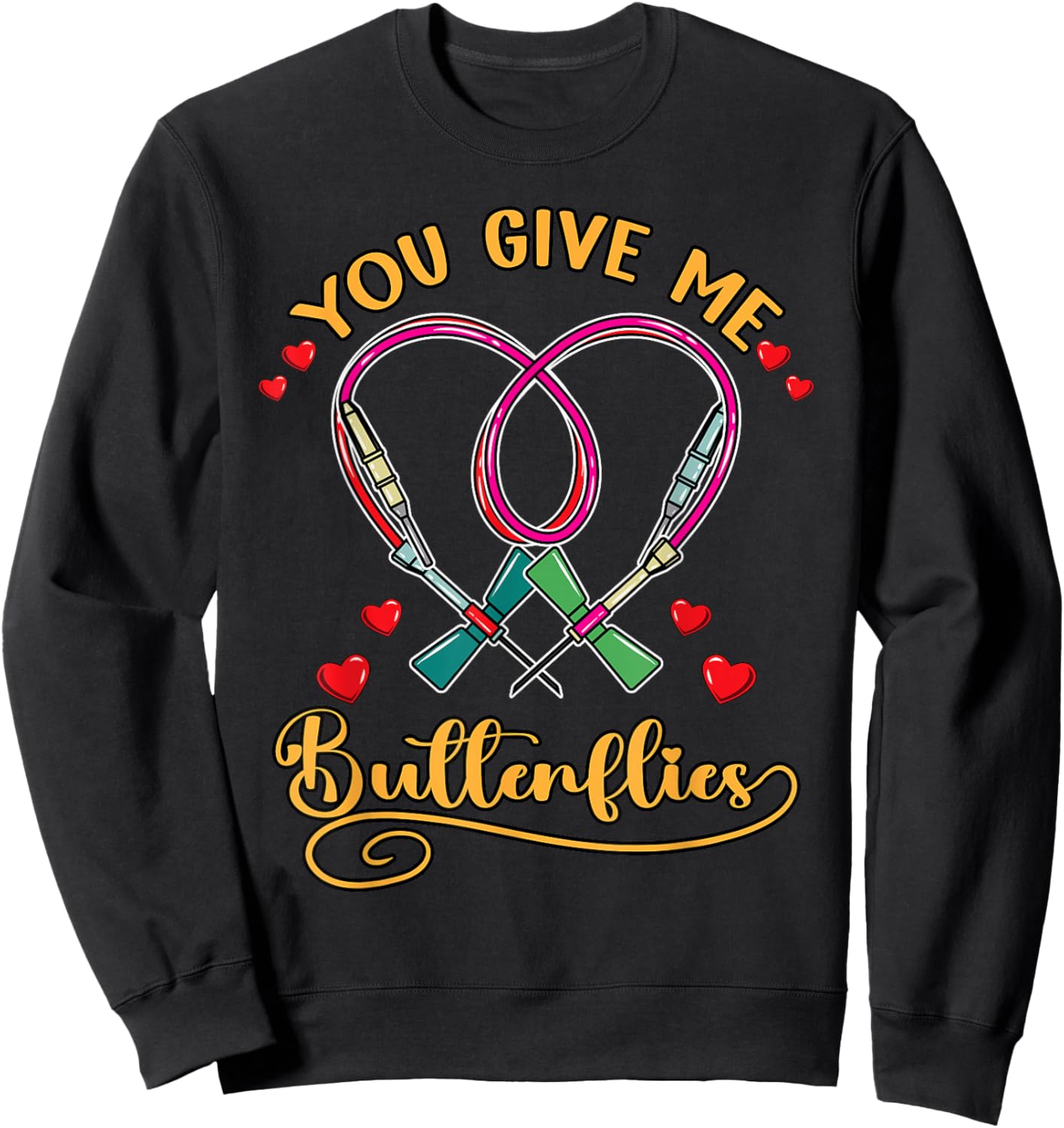 Phlebotomist Nurse Tech You Give Me Sweatshirt - Sweatshirt | Black