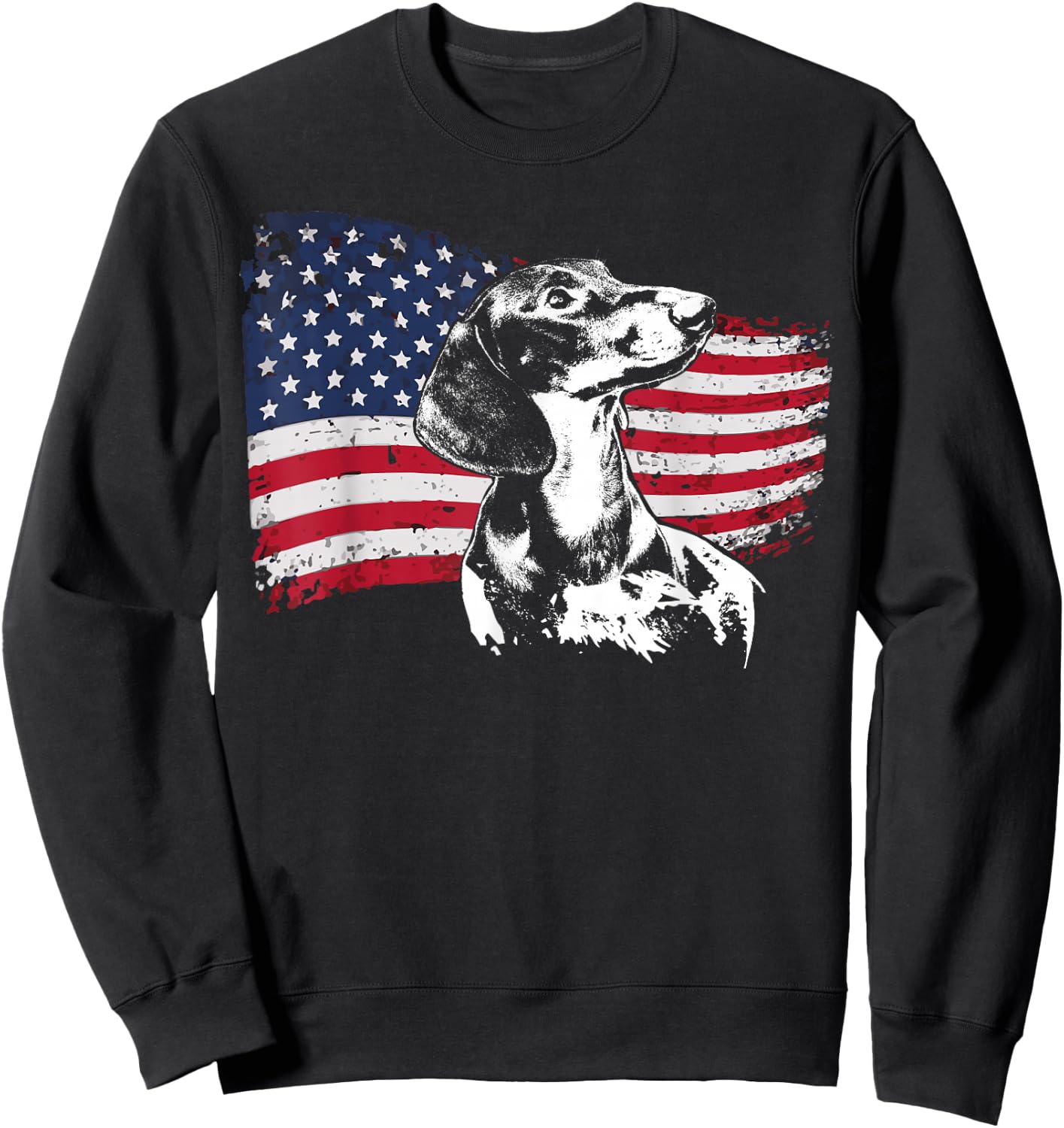 Dachshund Doxie Wiener Sausage Dog Sweatshirt - Sweatshirt | Black