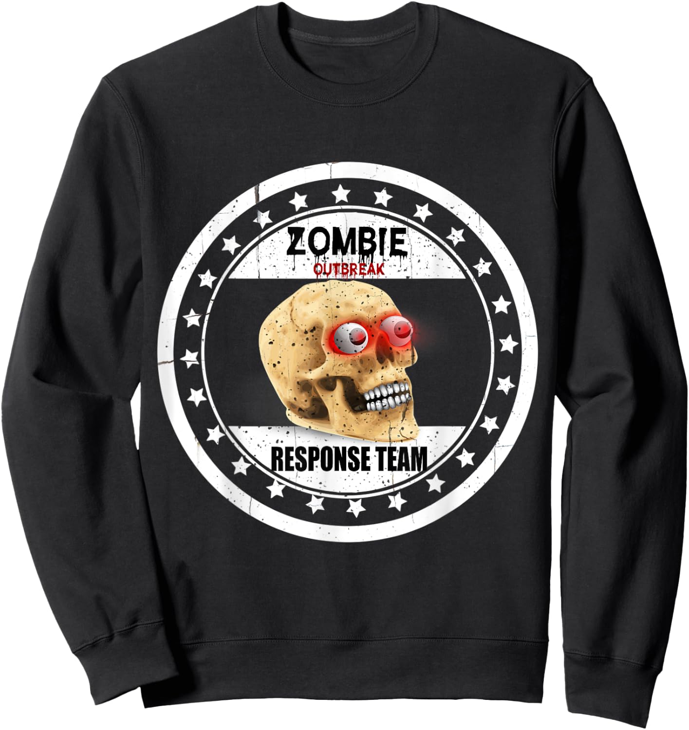 Awesome Zombie Outbreak Response Team Sweatshirt - Sweatshirt | Black