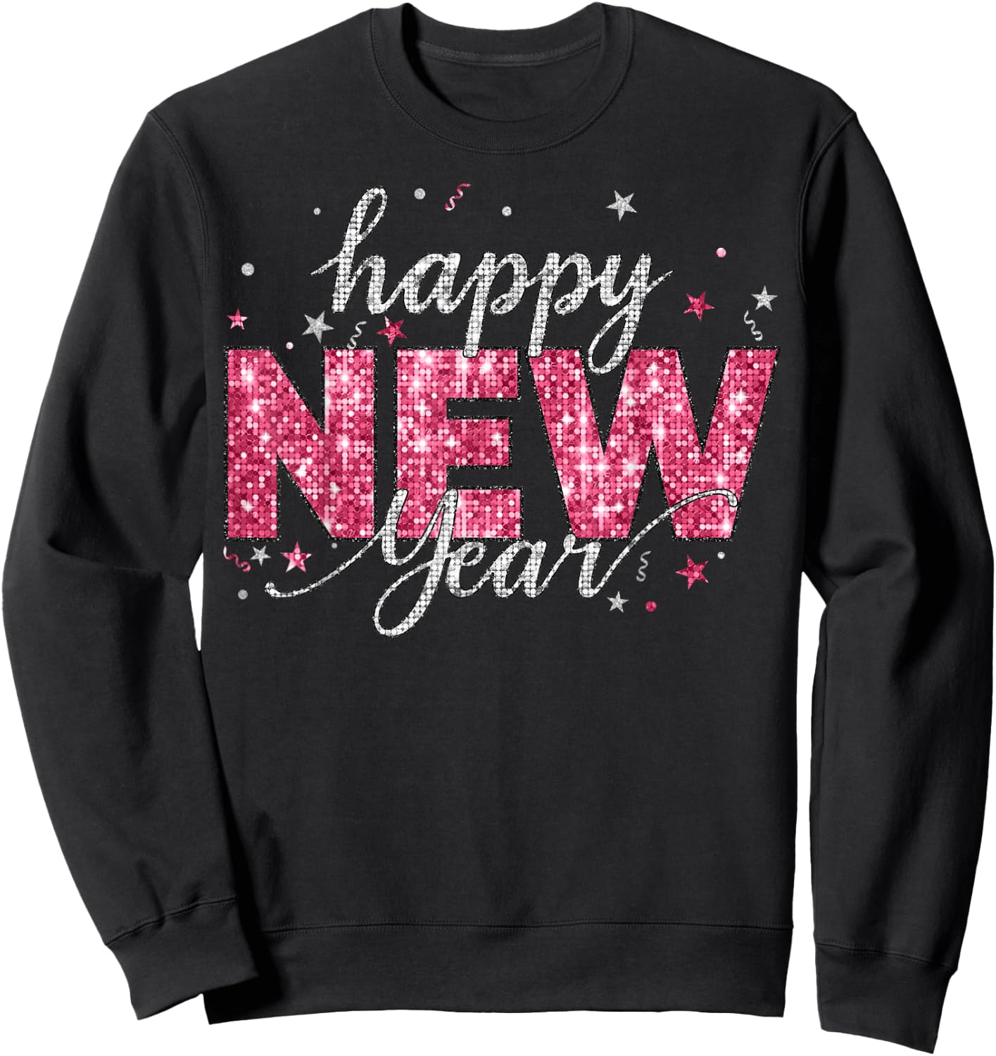 Happy New Year 2026 New Year's Eve Countdown Party Family Sweatshirt - Sweatshirt | Black