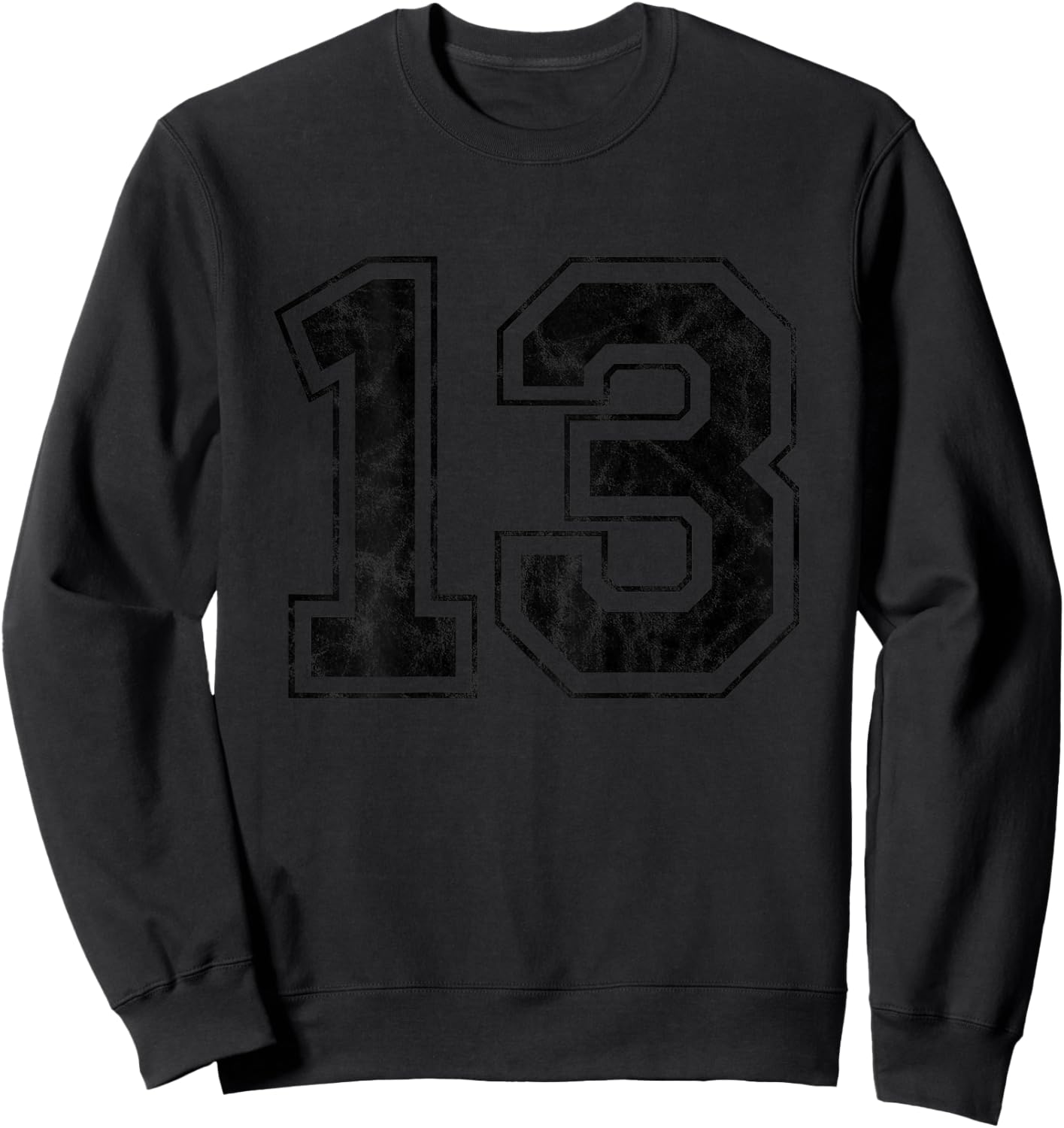 Number 13 on the back Sweatshirt - Sweatshirt | Black