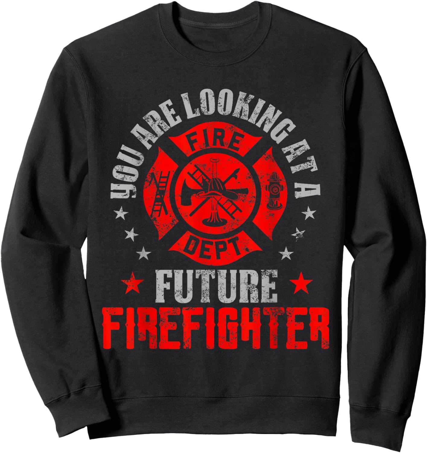 You are looking at a Future Firefighter gift Sweatshirt - Sweatshirt | Black