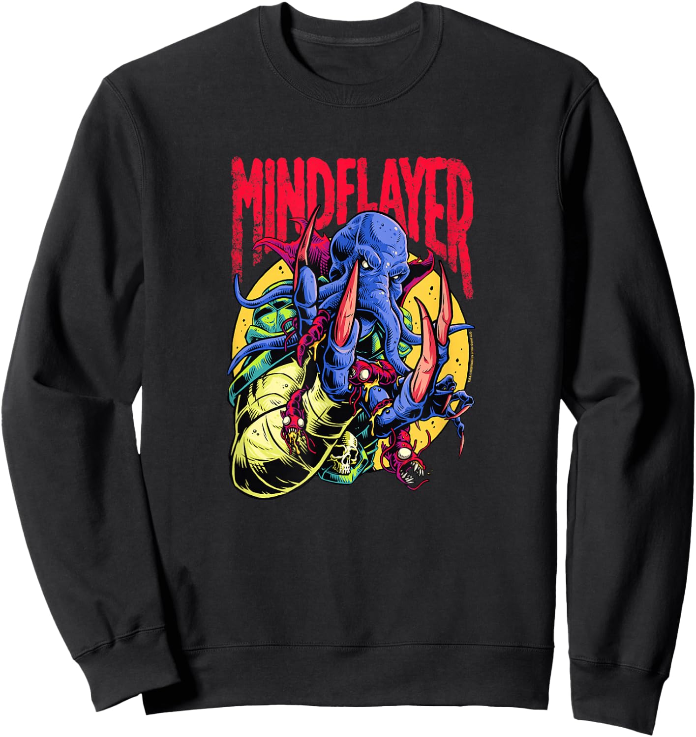 Dungeons & Dragons Mindflayer Monster Claws Out Sweatshirt - Sweatshirt | Black