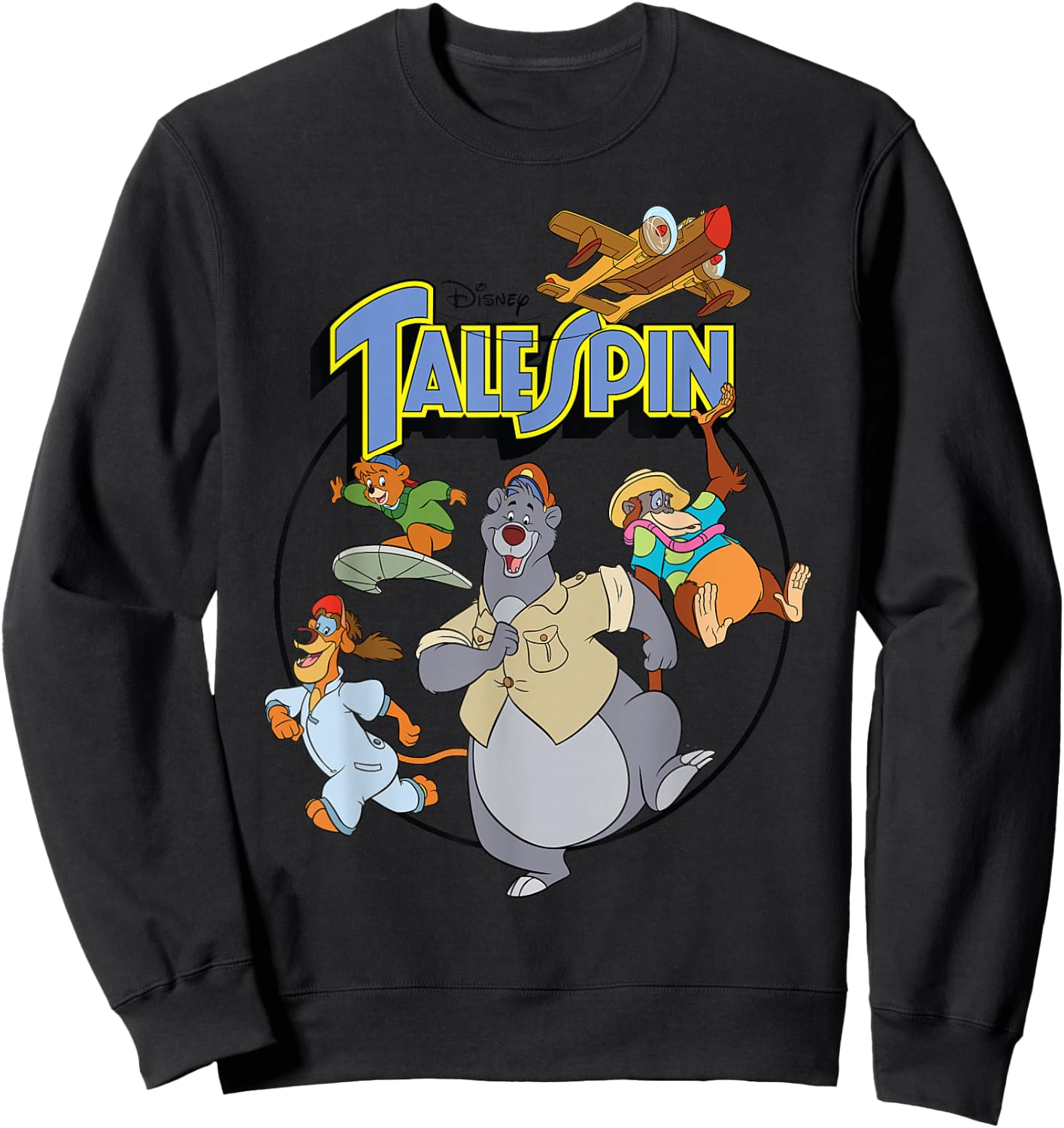 Disney - Tale Spin Crew Sweatshirt - Sweatshirt | Black