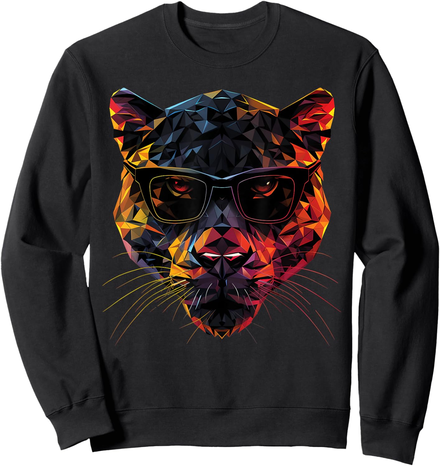 Panther Dad Mom Cool Sunglasses - Panther Sweatshirt - Sweatshirt | Black