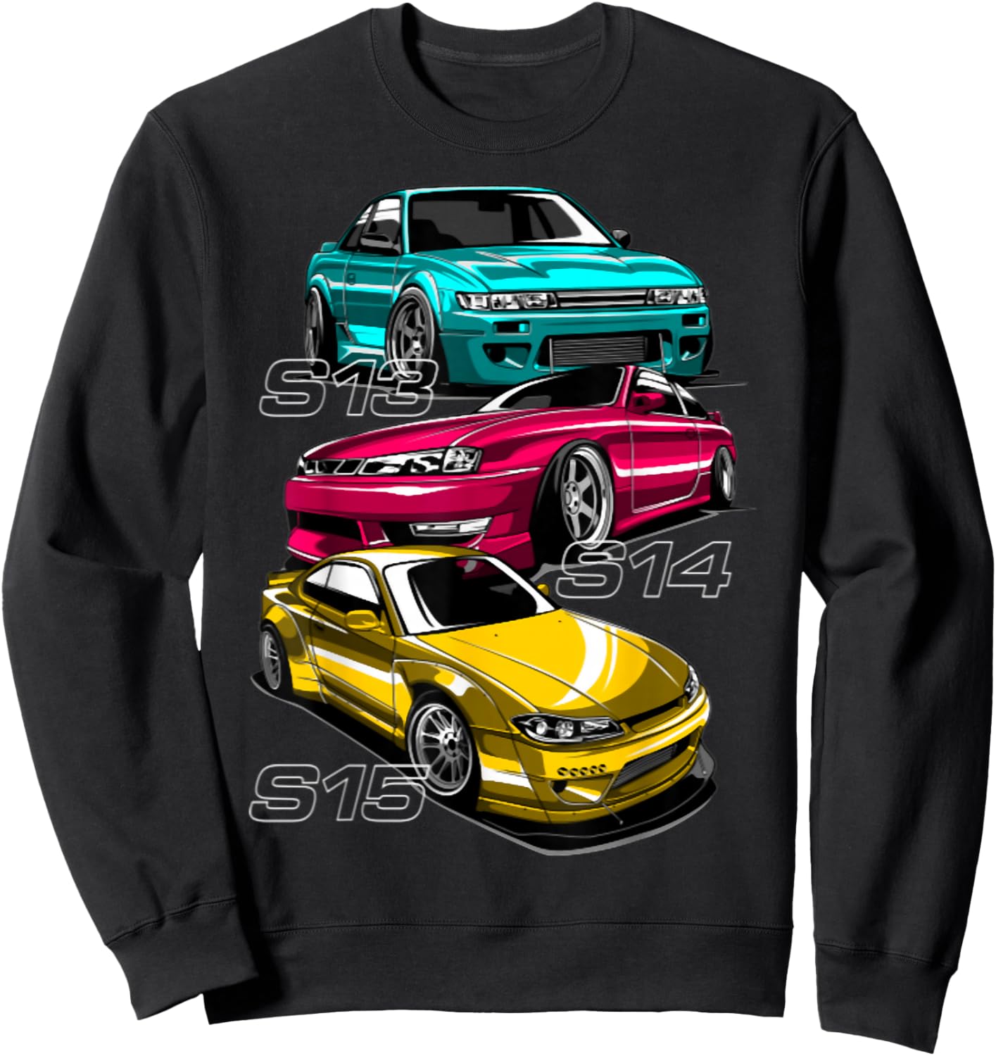 Silvia s13 s14 s15 lover sport car Sweatshirt - Sweatshirt | Black