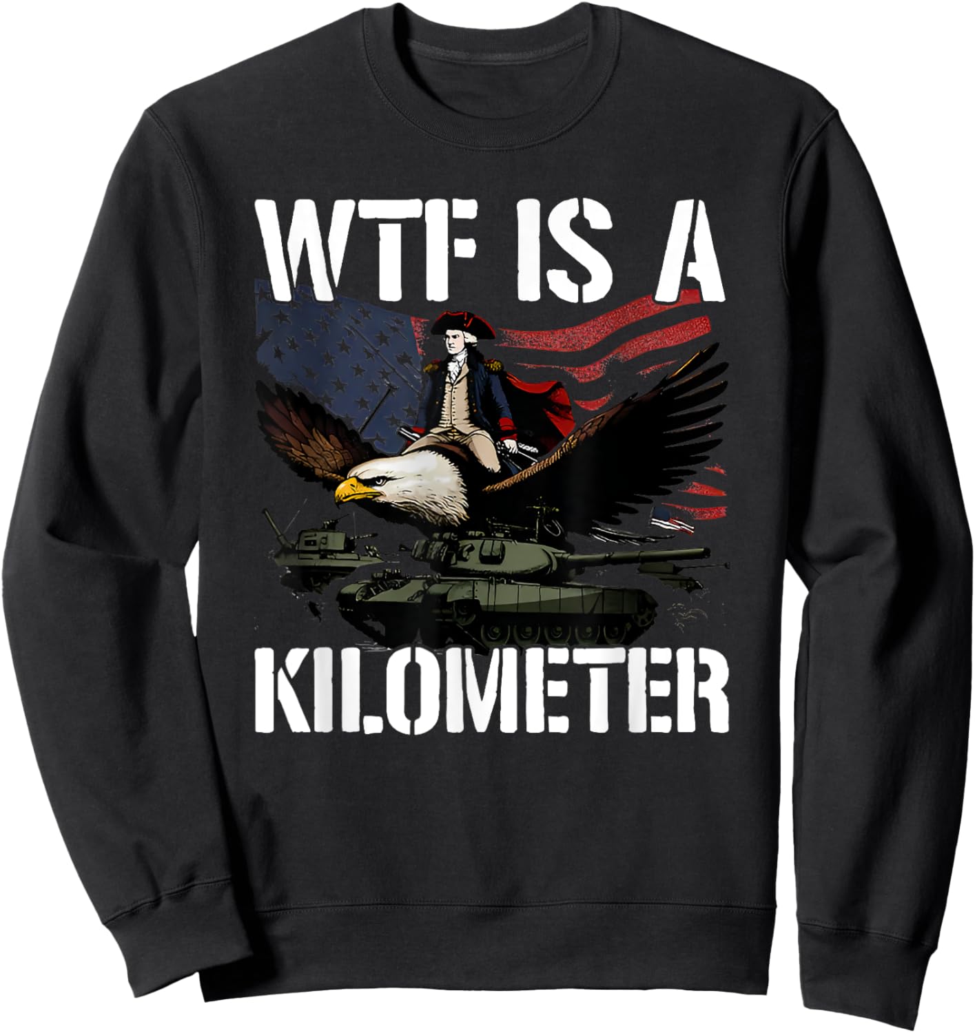 Wtf is a Kilometer Sweatshirt - Sweatshirt | Black