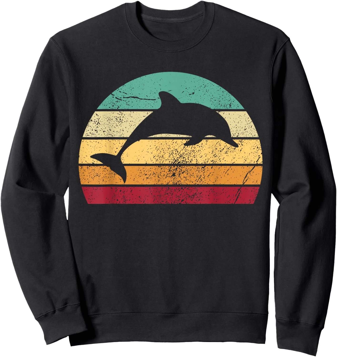 Save the Dolphin - Endangered Species Gift Sweatshirt - Sweatshirt | Black