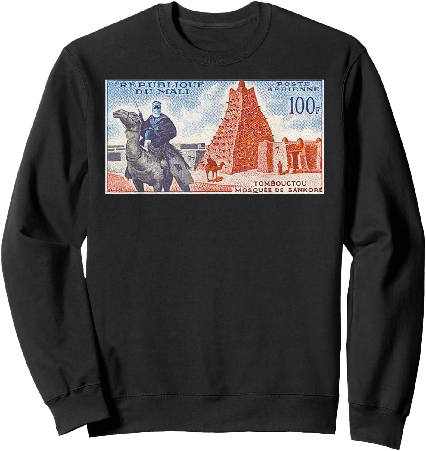 African History Mansa Musa of Mali Empire-King Mansa Musa Sweatshirt - Sweatshirt | Black