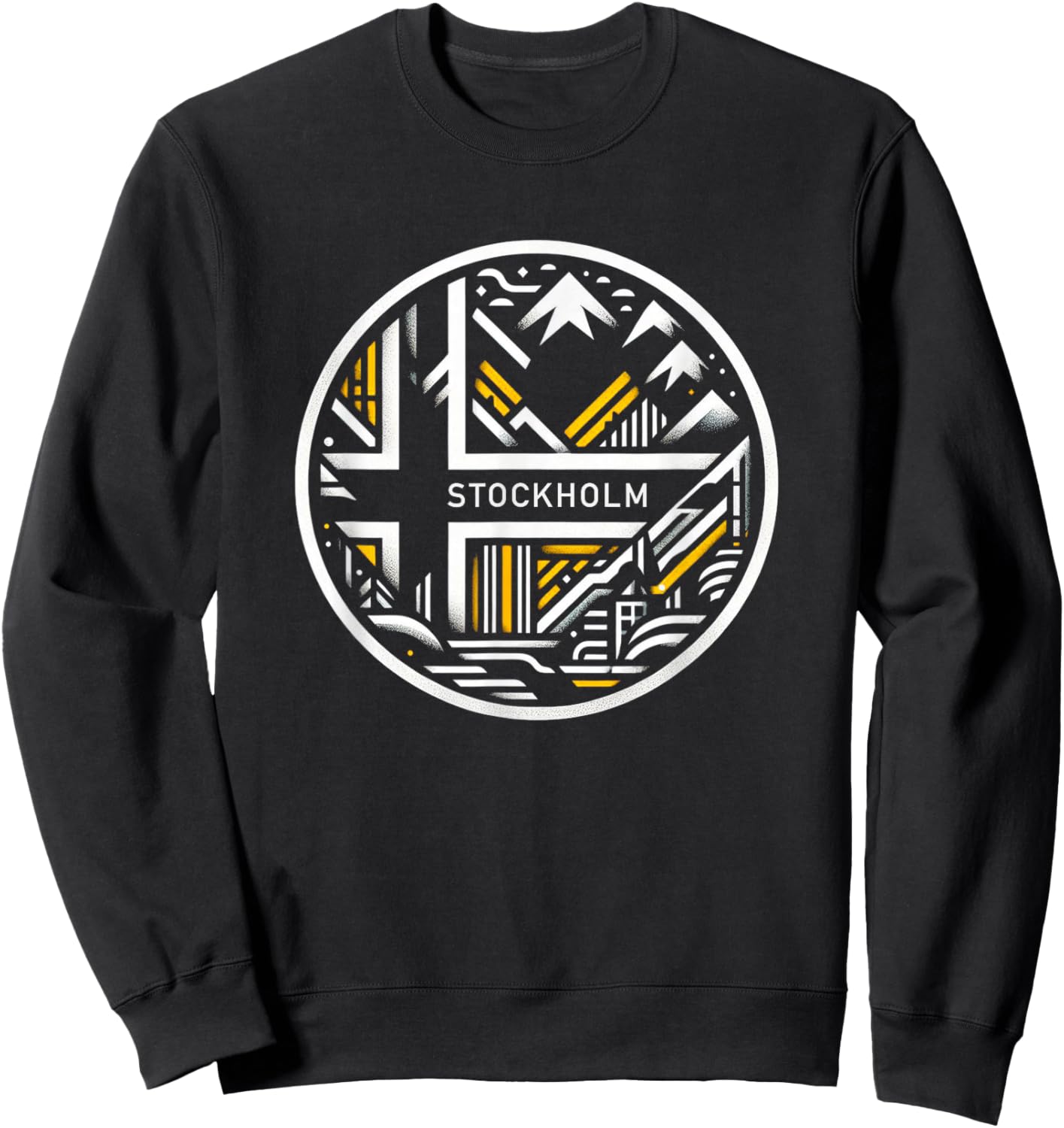 Stockholm Sverige - Stockholm Sweden Sweatshirt - Sweatshirt | Black