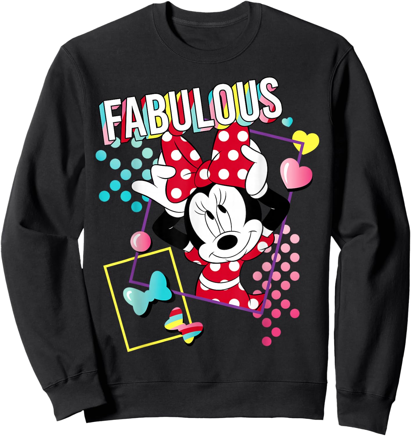 Disney - Minnie Rock the Dots Fabulous Sweatshirt - Sweatshirt | Black