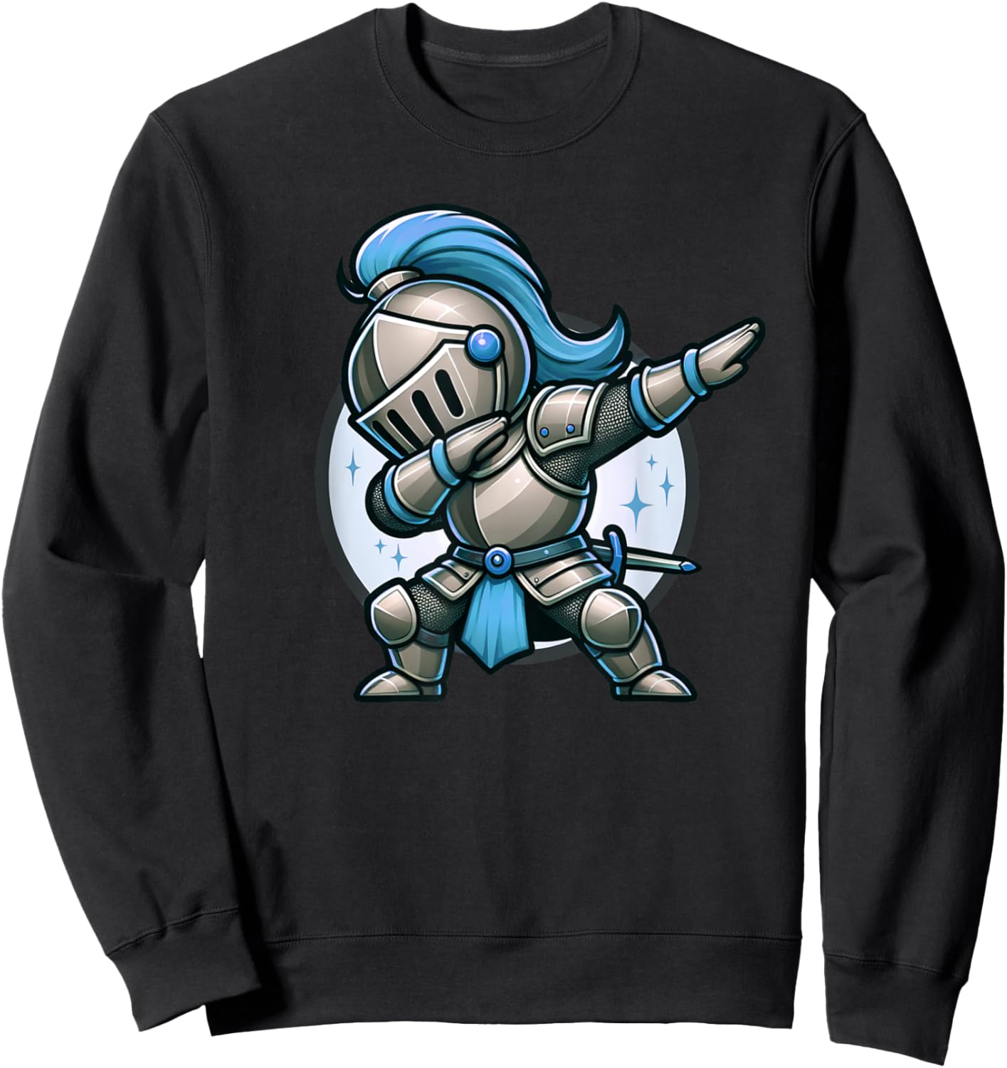 Ren Faire Dabbing Medieval Knight Funny Renaissance Faire Sweatshirt - Sweatshirt | Black
