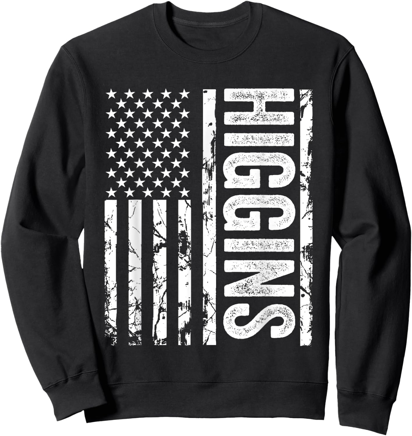 Higgins Last Name Funny Surname Team Higgins Family Reunion Sweatshirt - Sweatshirt | Black