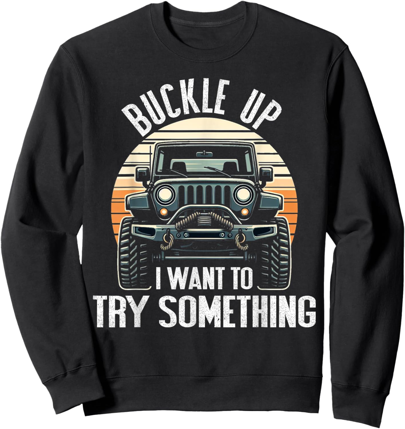Offroad Racing Dad SxS 4X4 Off-Roading SUV UTV Car Lovers Sweatshirt - Sweatshirt | Black