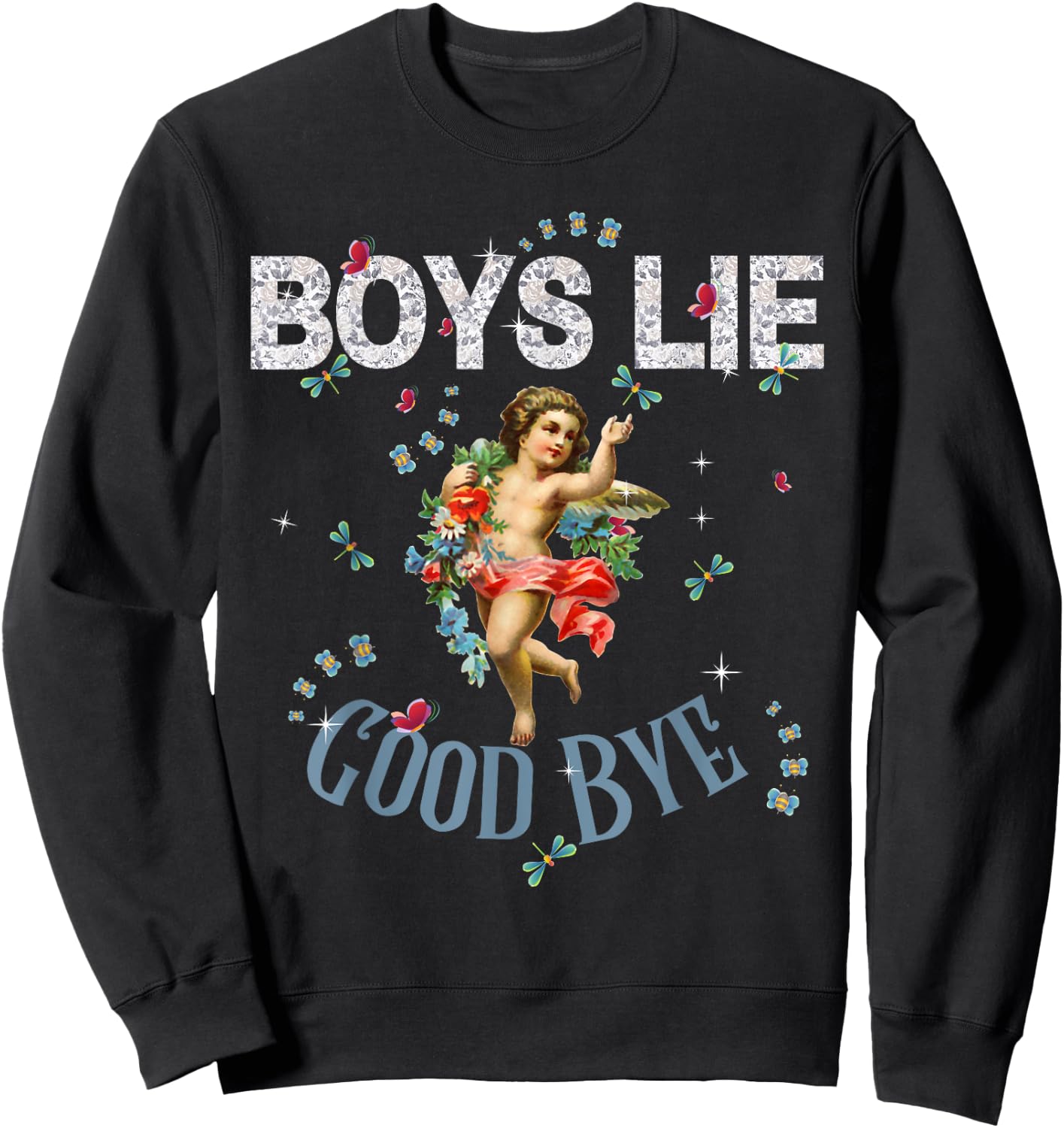 Boys Lie Sweatshirt - Sweatshirt | Black