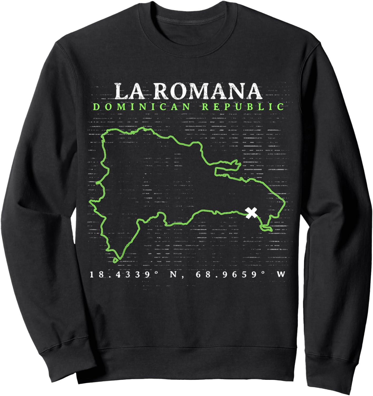 Dominican Republic La Romana Sweatshirt - Sweatshirt | Black
