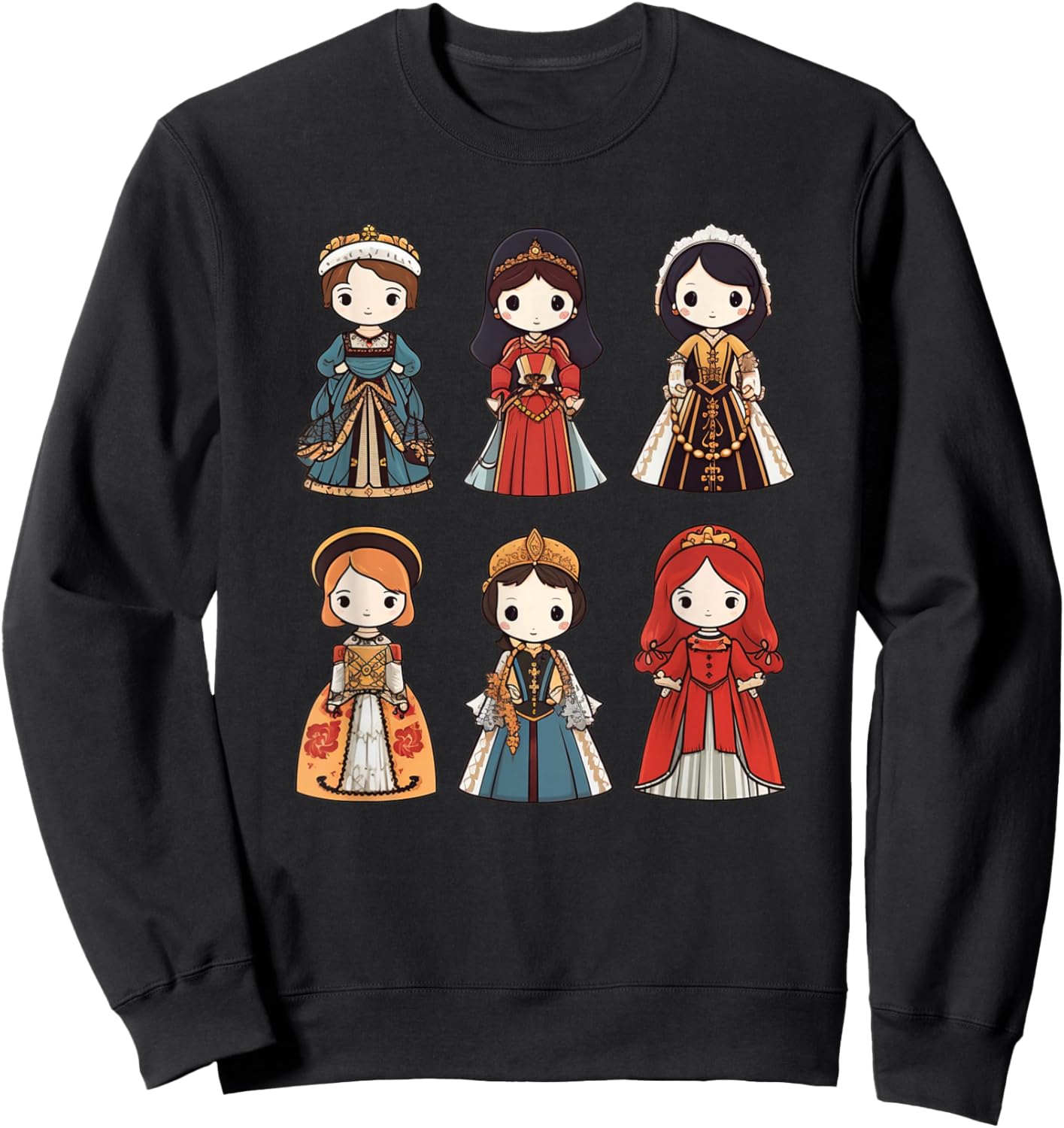 Six Wives of Henry VIII Musical Theatre Theater Musicals Sweatshirt - Sweatshirt | Black