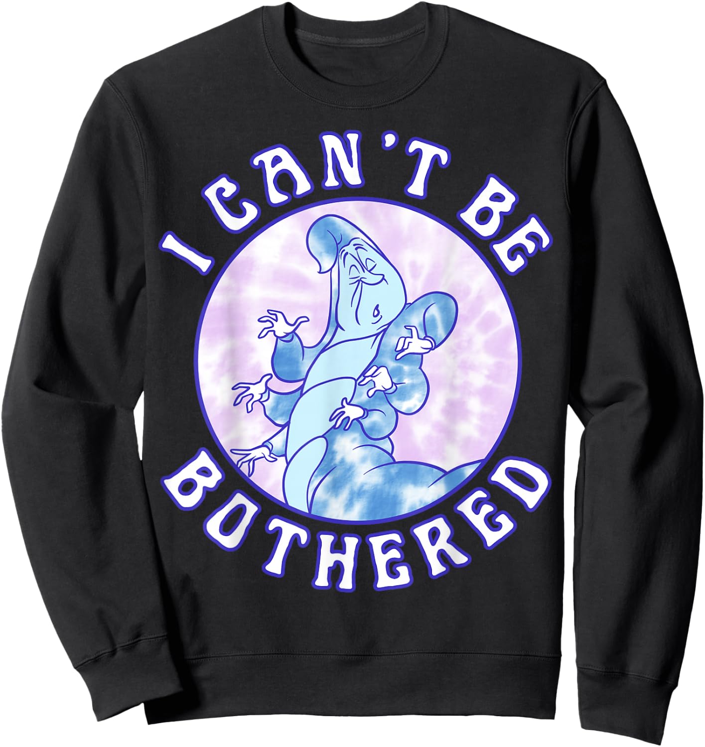Disney Alice in Wonderland Caterpillar I Can't Be Bothered Small Sweatshirt - Sweatshirt | Black
