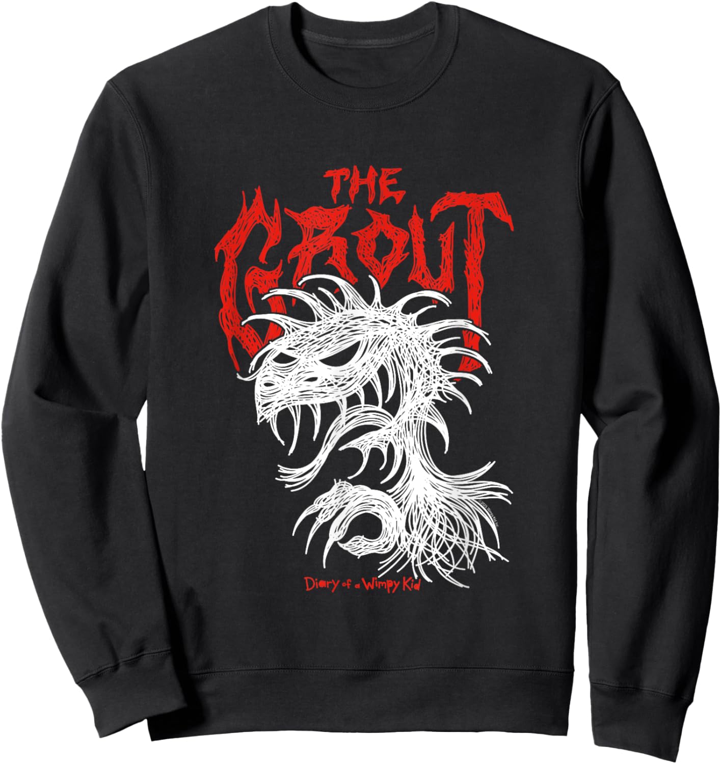 Diary of a Wimpy Kid The Grout Heavy Metal Logo Funny Sweatshirt - Sweatshirt | Black
