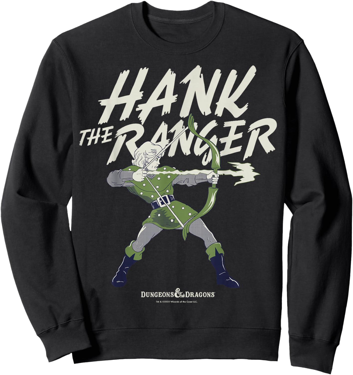 Dungeons & Dragons Hank The Ranger Portrait Sweatshirt - Sweatshirt | Black