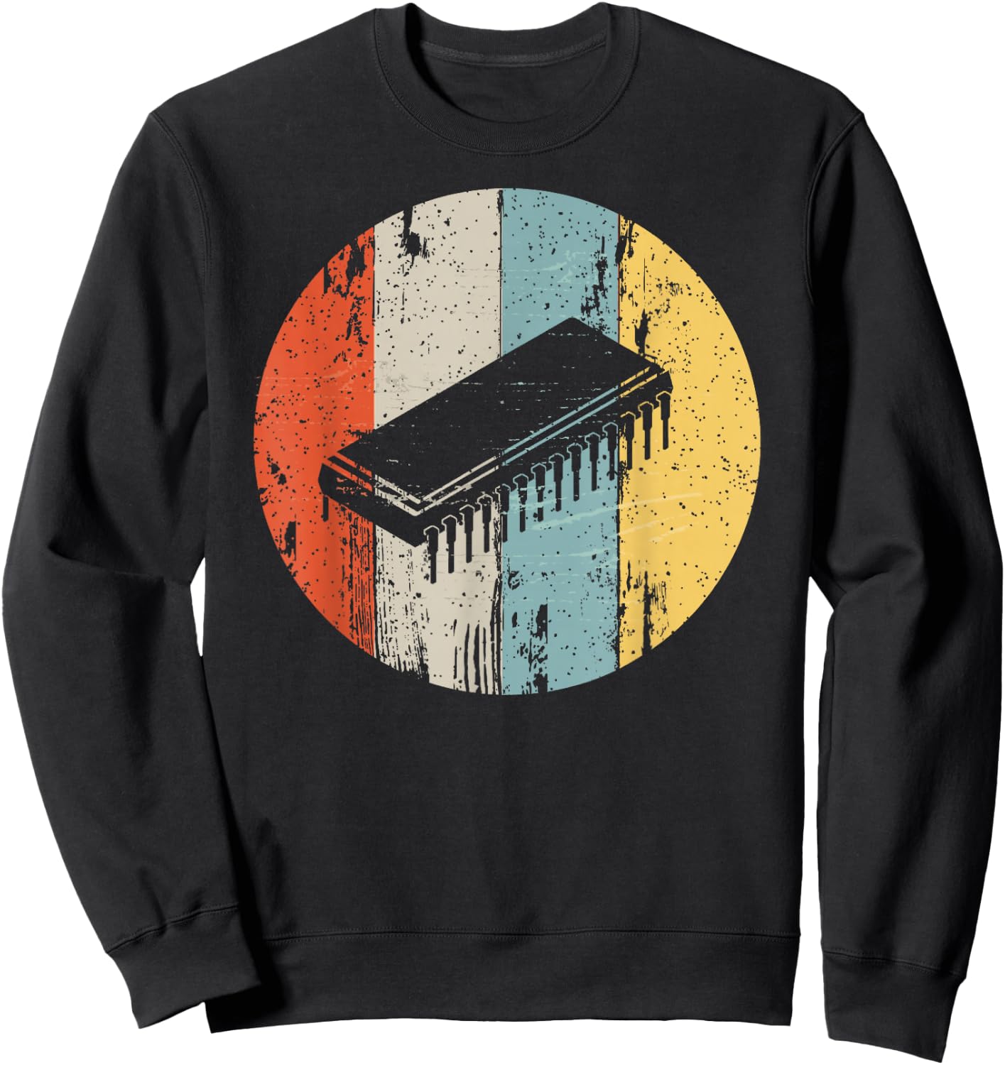Electronics circuit product Gift nerds geeks programmers Sweatshirt - Sweatshirt | Black