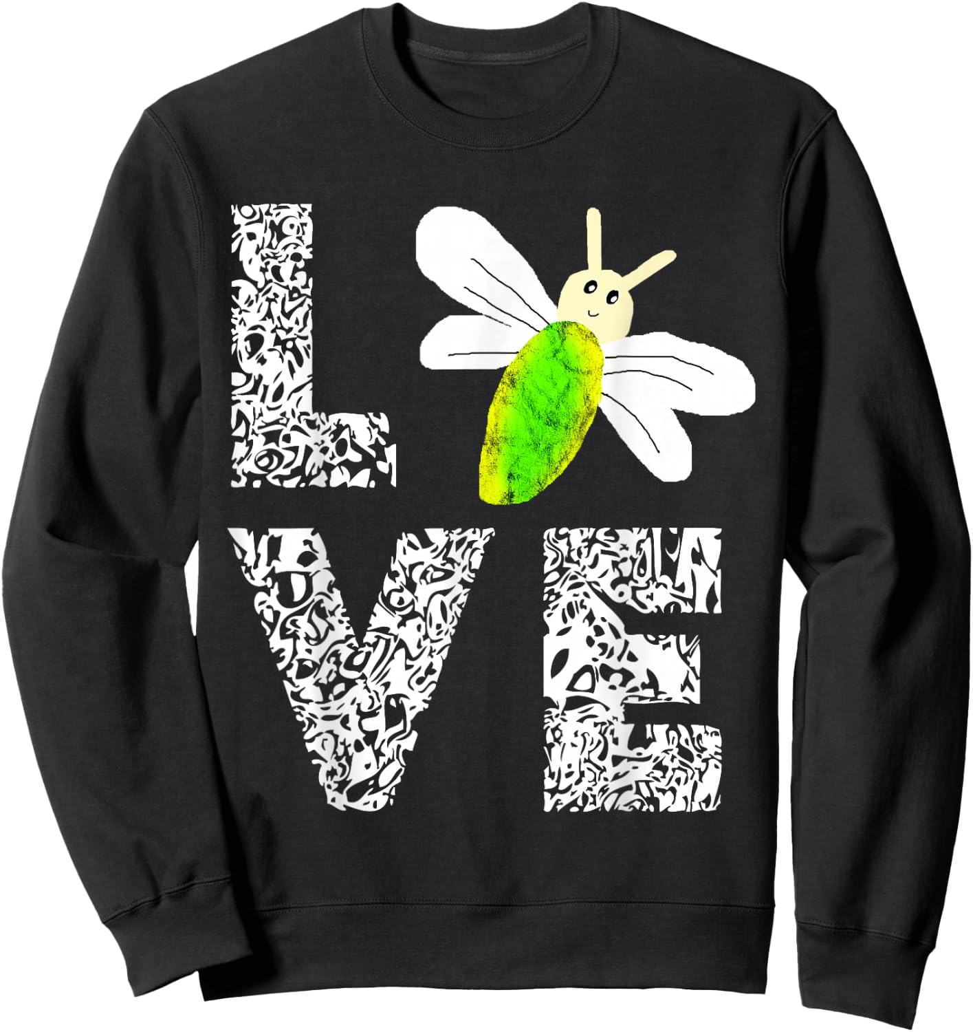 Firefly Love Lightning Bugs Insects Catch Fireflies Sweatshirt - Sweatshirt | Black