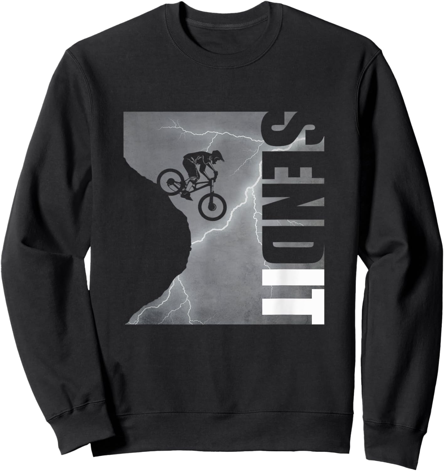 MTB Mountain Bike Sweatshirt - Sweatshirt | Black