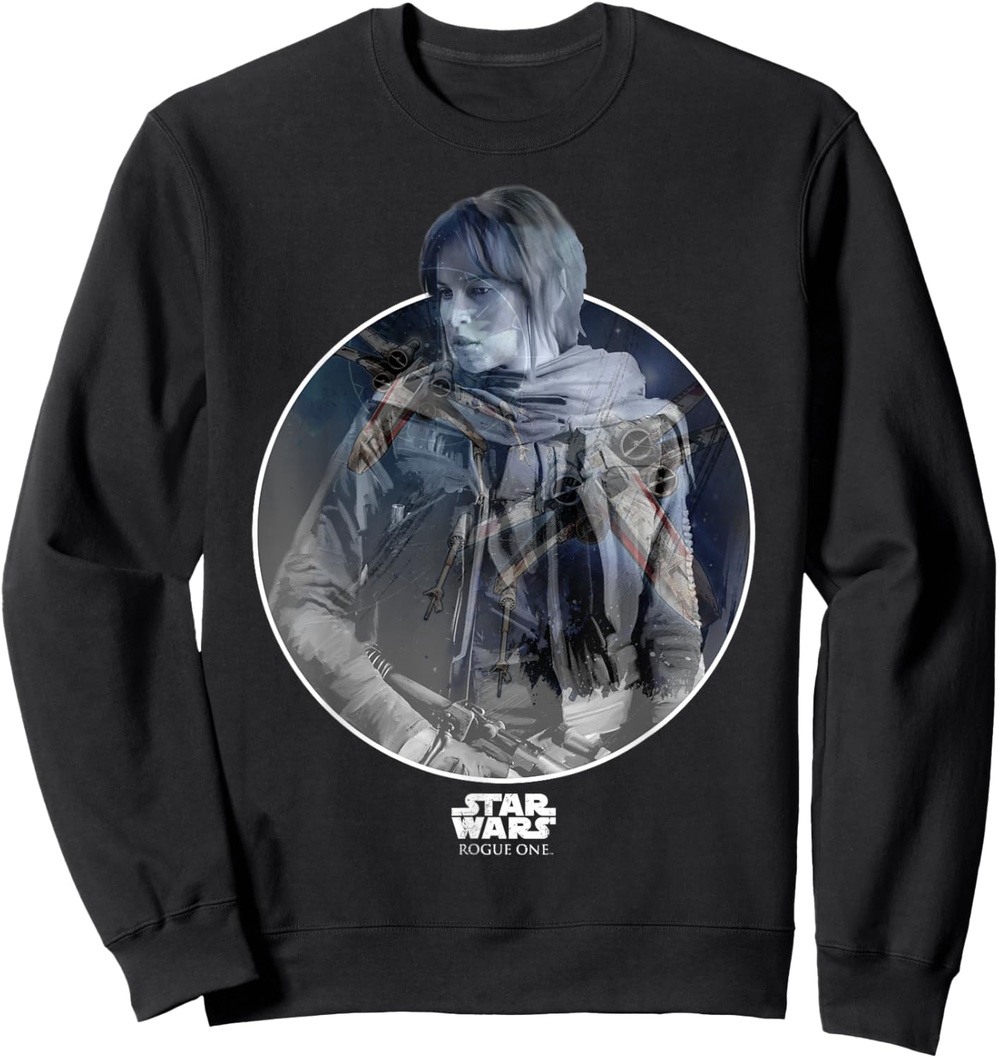 Star Wars Rogue One Jyn Erso X-Wing Sweatshirt - Sweatshirt | Black