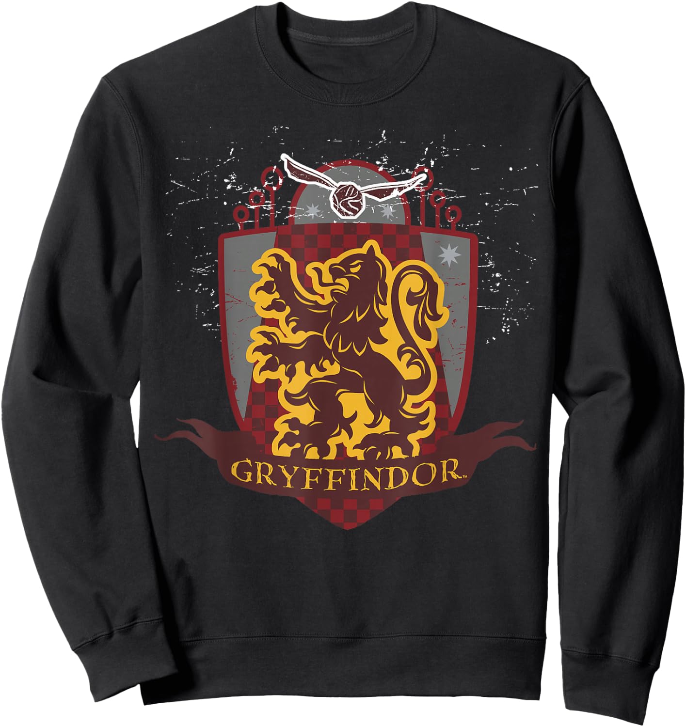 Harry Potter Gryffindor Quidditch Shield Sweatshirt - Sweatshirt | Black