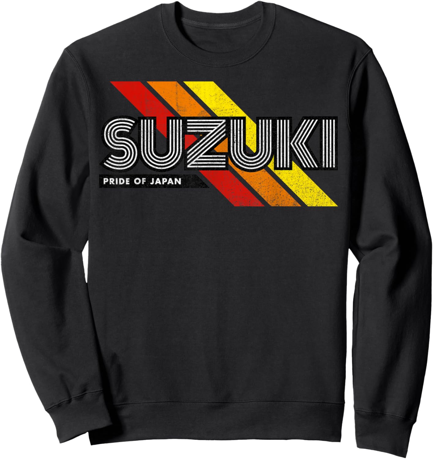 Suzuki Japanese Family Name Retro Vintage Sweatshirt - Sweatshirt | Black